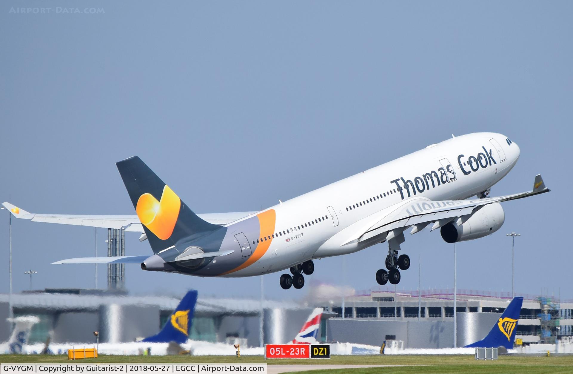 G-VYGM, 2015 Airbus A330-243 C/N 1601, At Manchester