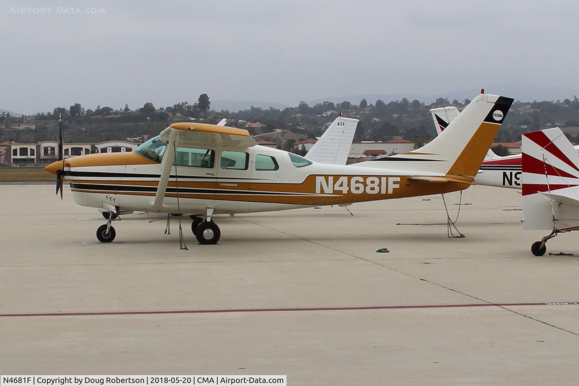 N4681F, 1966 Cessna P206A Super Skylane C/N P206-0281, 1966 Cessna P206A SUPER SKYLANE, Continental IO-520 285 Hp, executive interior, port-side rear door, 6 seats.