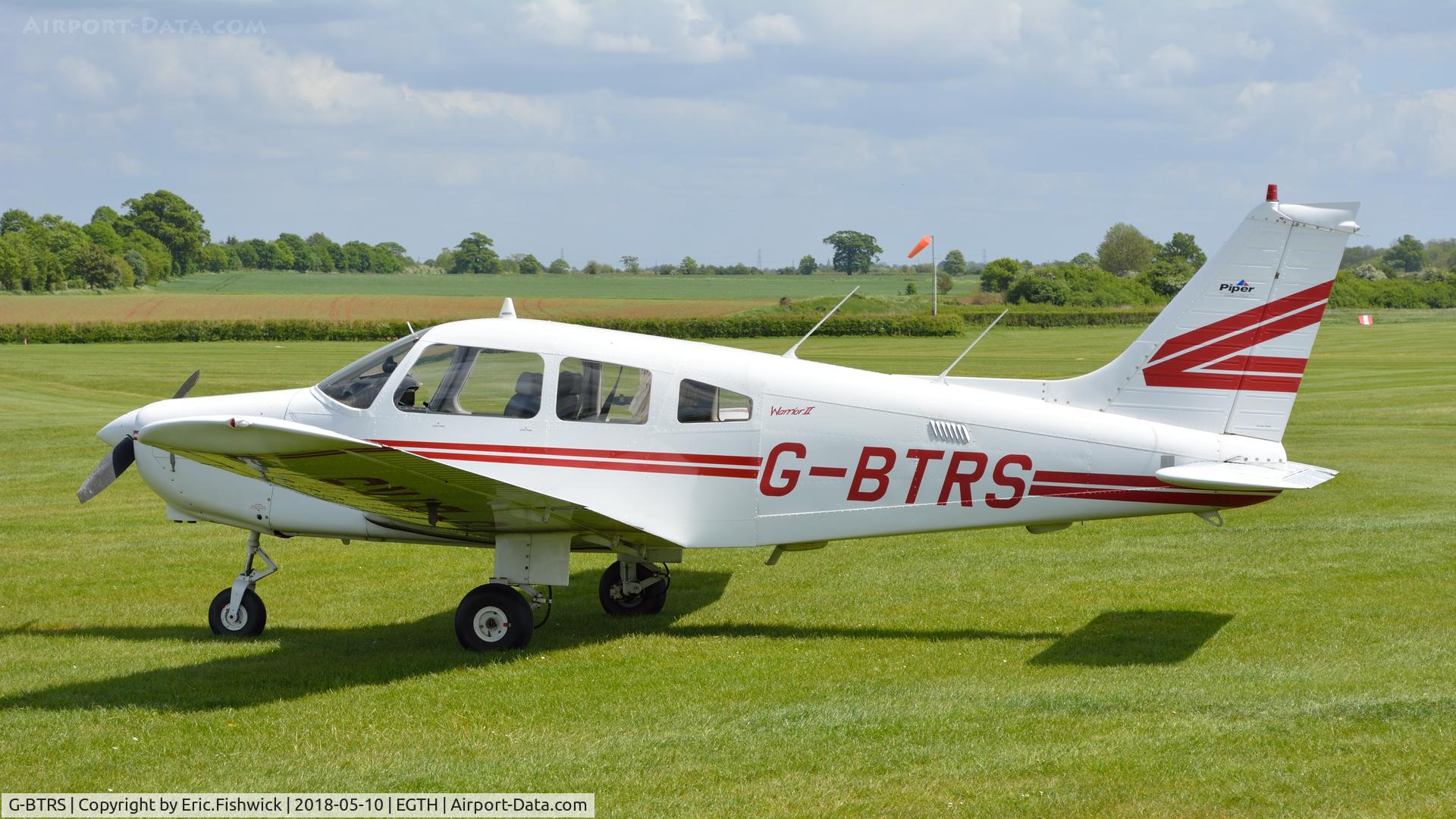 G-BTRS, 1981 Piper PA-28-161 Cherokee Warrior II C/N 28-8116004, 1. G-BTRS visiting The Shuttleworth Collection, Old Warden.