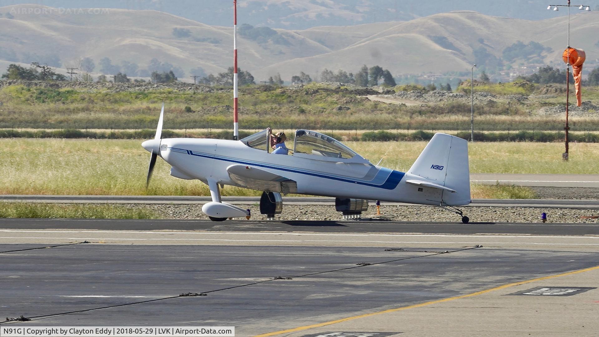 N91G, 1996 Vans RV-?? C/N M46-101, Livermore Airport California 2018.