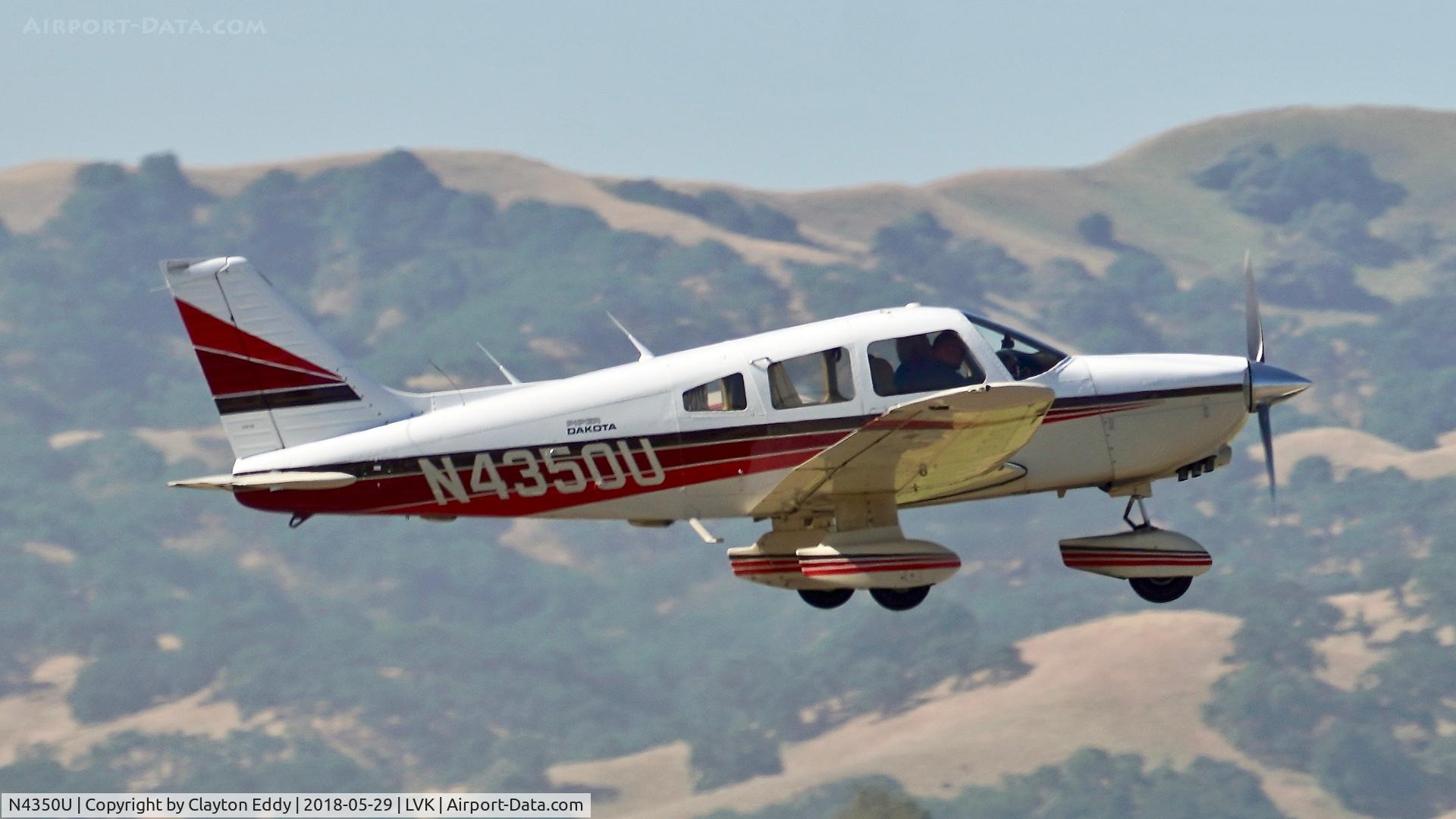 N4350U, 1984 Piper PA-28-236 Dakota C/N 28-8411014, Livermore Airport California 2018.