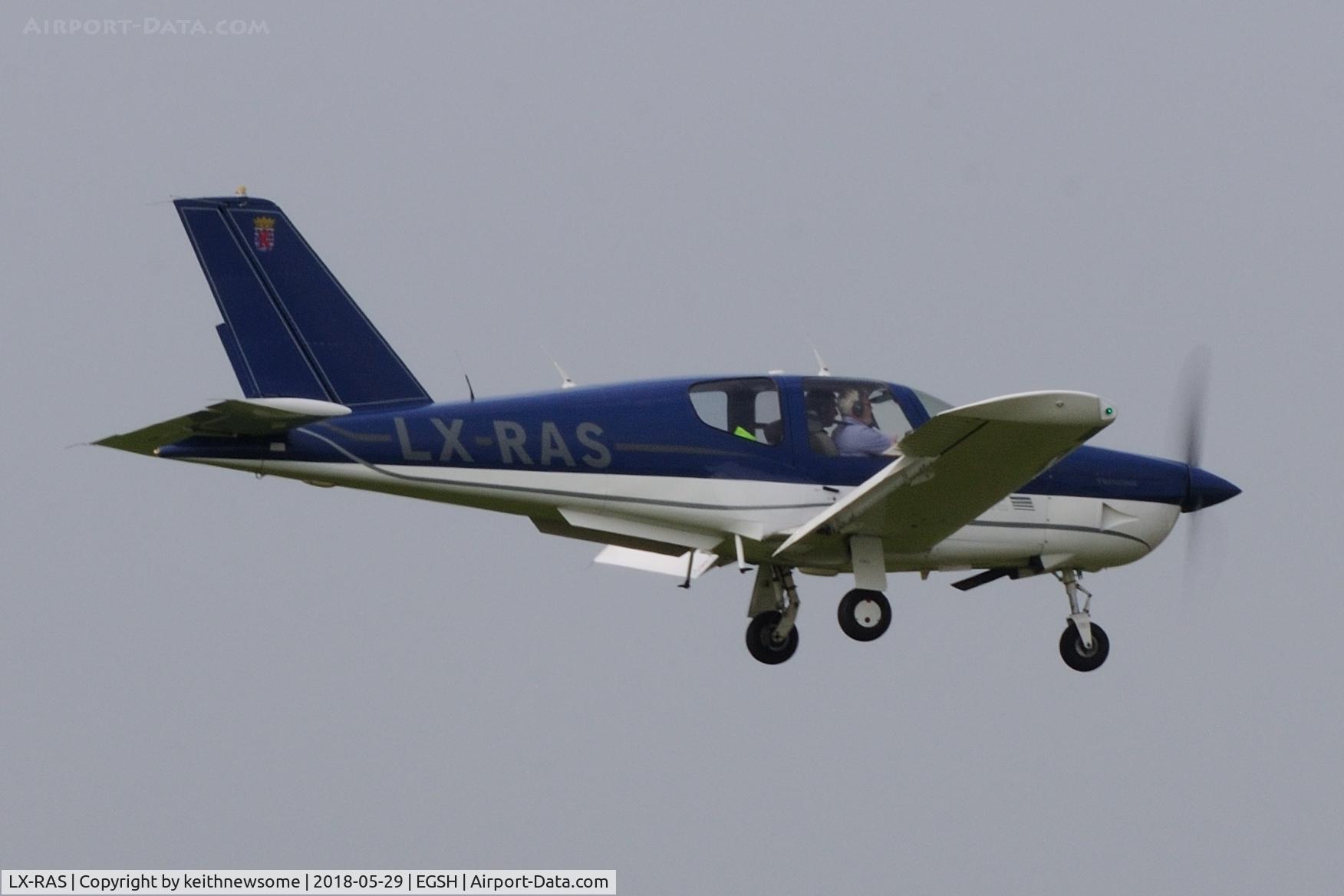 LX-RAS, 1987 Socata TB-21 TC Trinidad C/N 721, Arriving from Inverness.