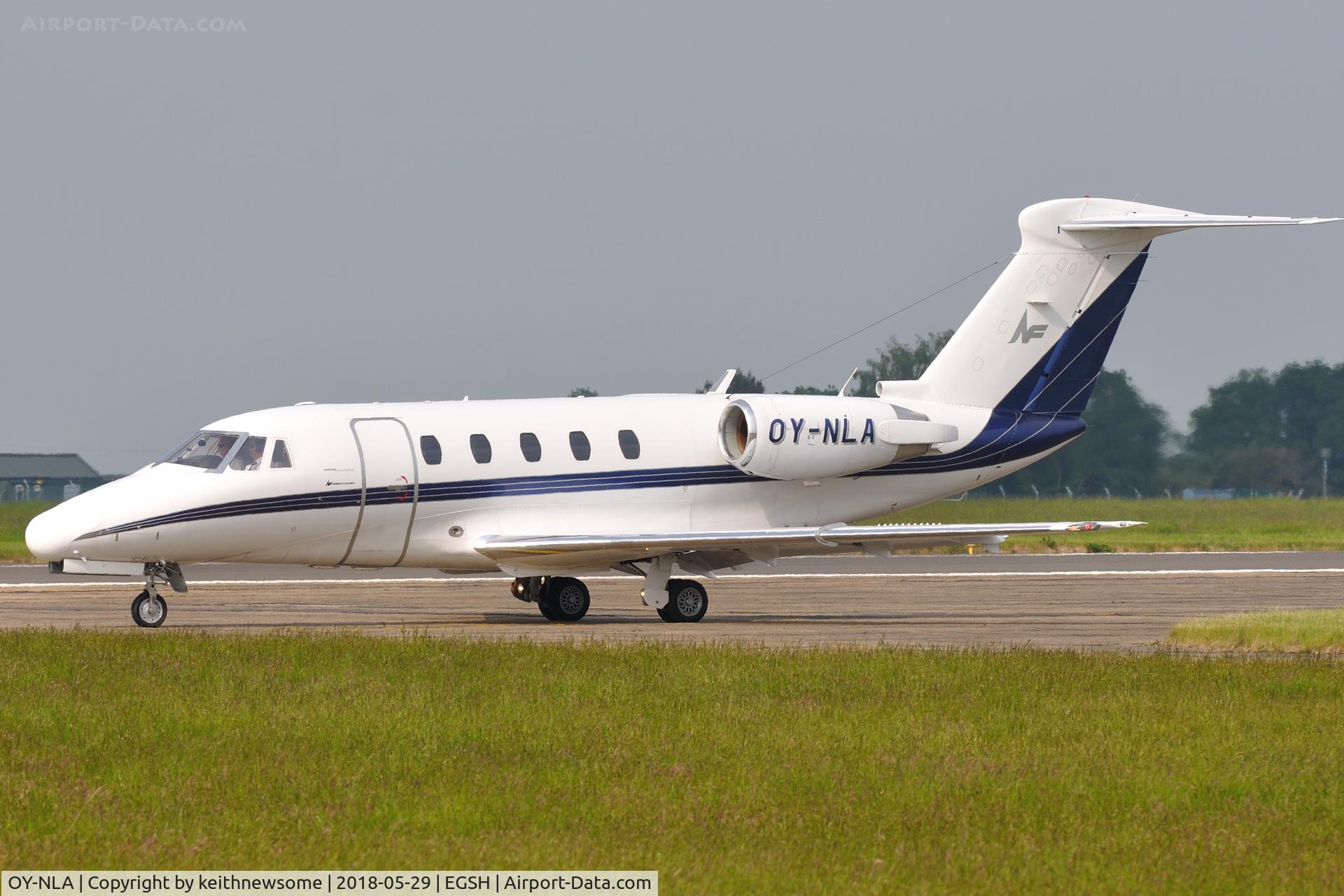 OY-NLA, 1984 Cessna 650 Citation III C/N 650-0070, Return Visitor.