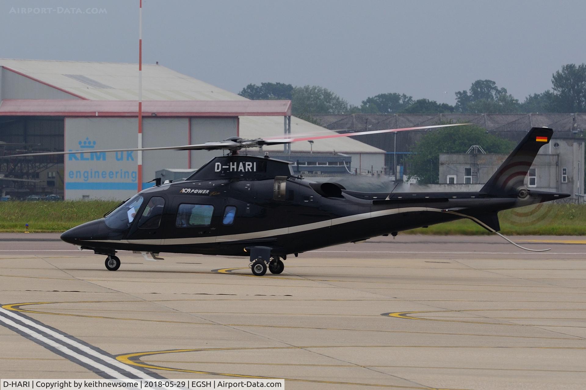 D-HARI, 2007 Agusta A-109E Power Elite C/N 11708, Haribo Leaving.