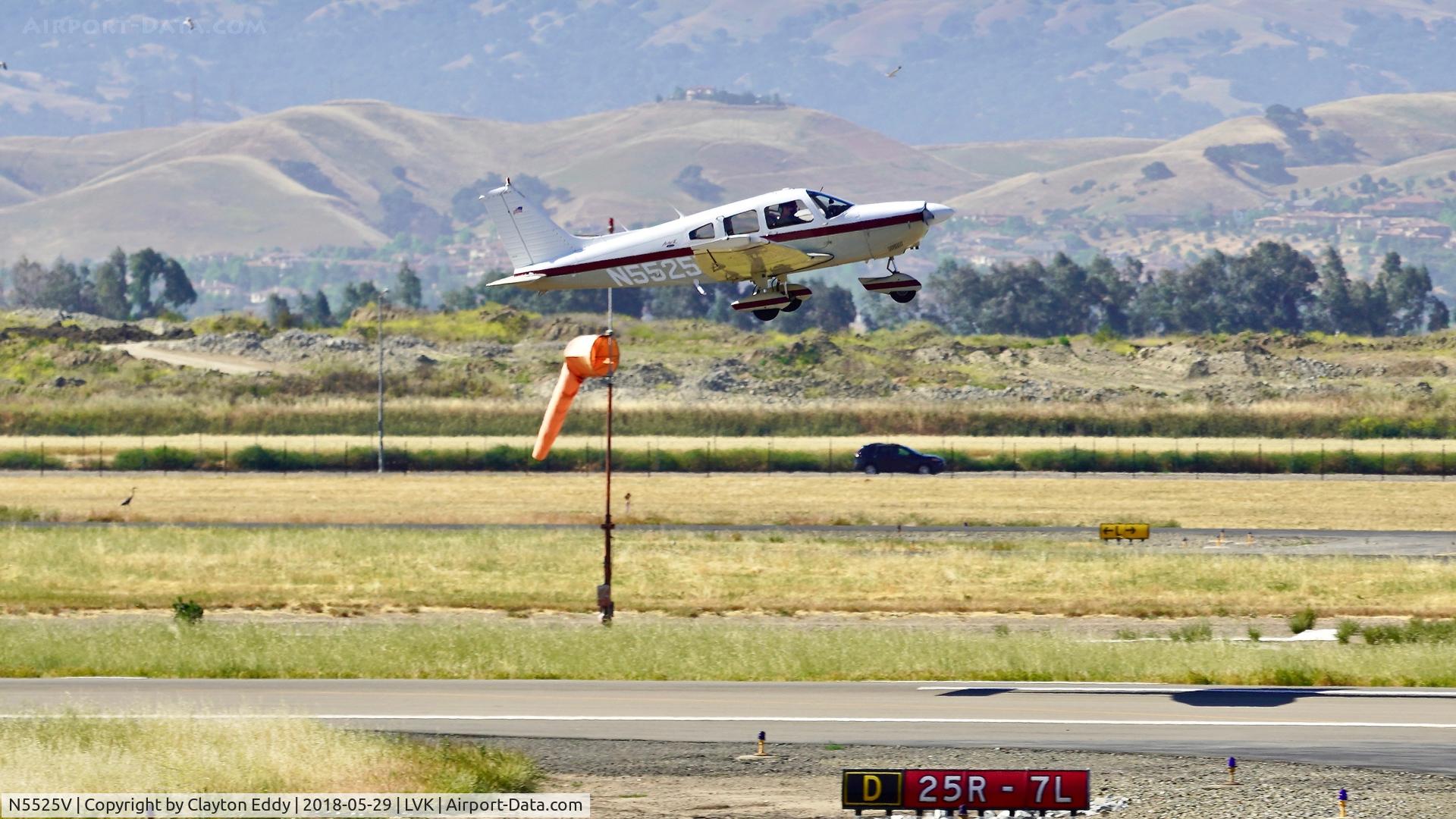 N5525V, Piper PA-28-181 C/N 28-7790481, Livermore Airport California 2018.