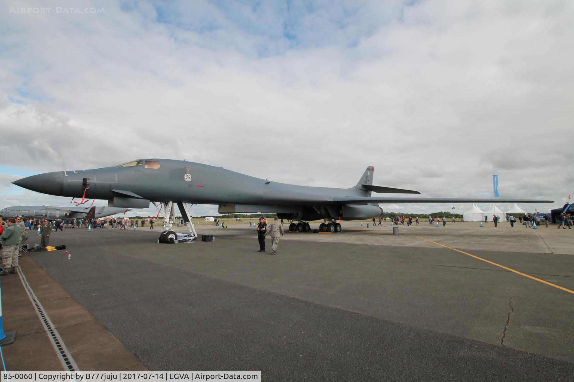 85-0060, 1985 Rockwell B-1B Lancer C/N 20, at TATOO 2017