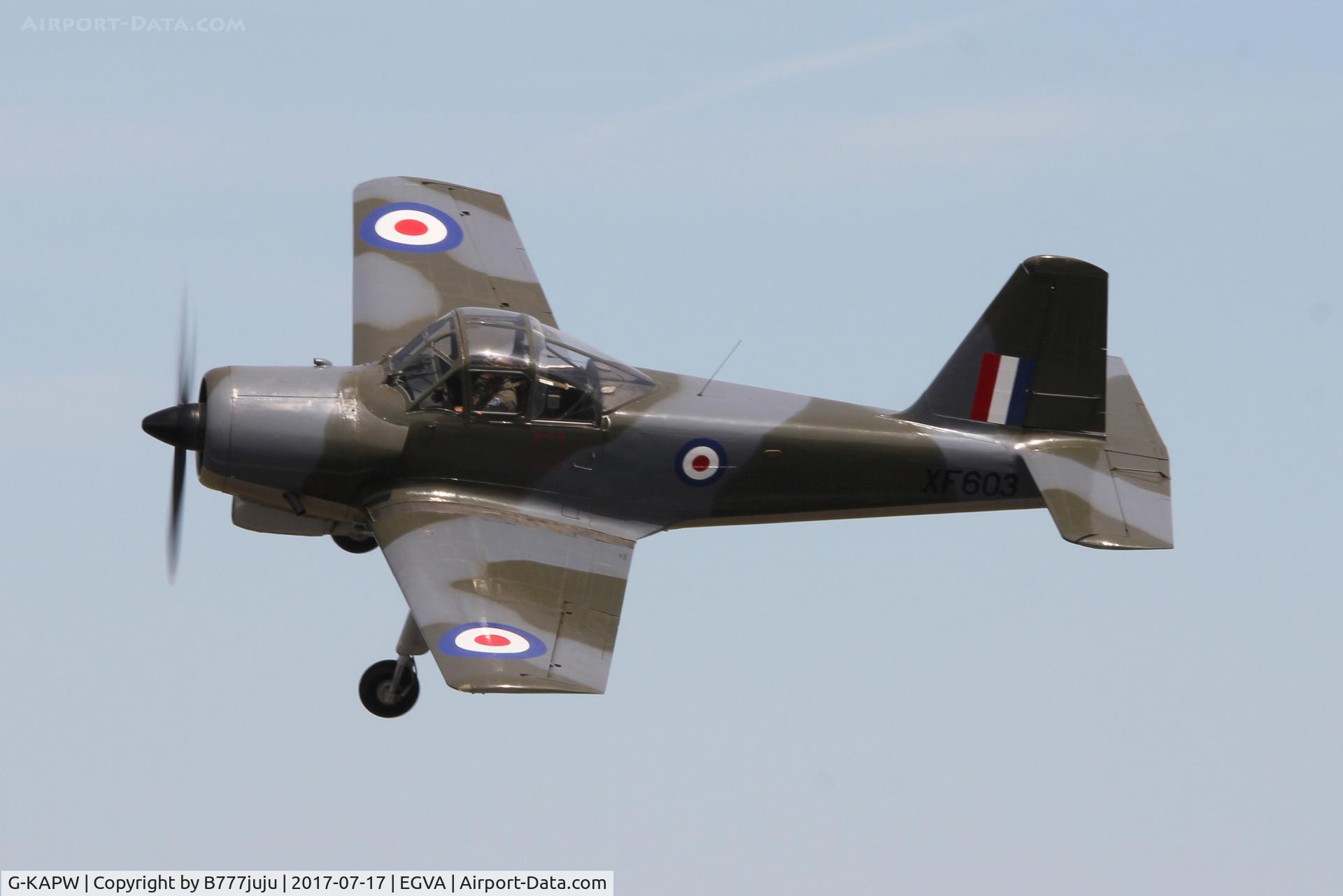 G-KAPW, 1955 Percival P-56 Provost T.1 C/N PAC/56/311, at TATOO 2017