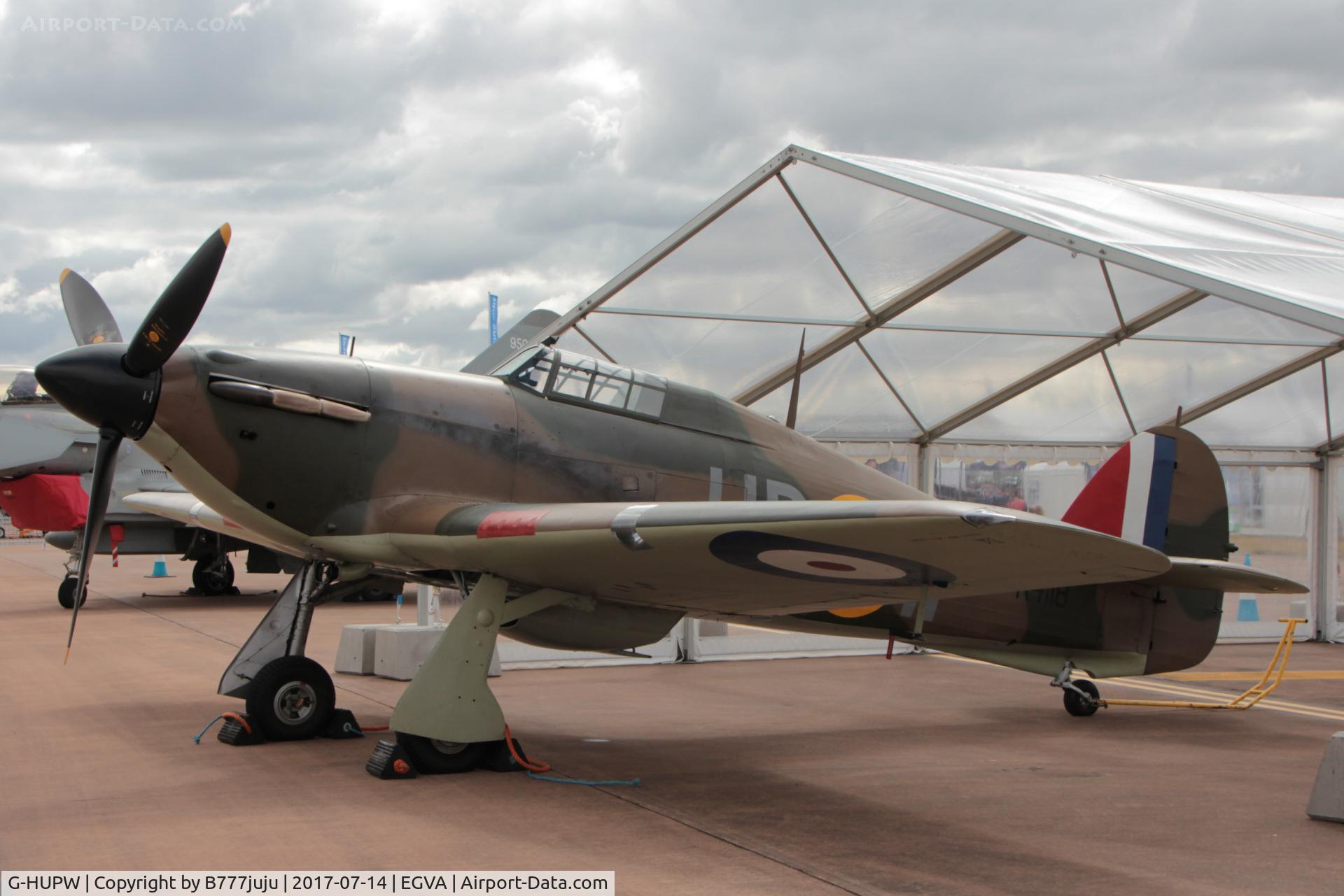 G-HUPW, 1940 Hawker Hurricane I C/N G592301, at TATOO 2017