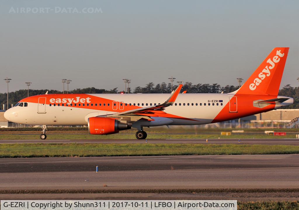 G-EZRI, 2017 Airbus A320-214 C/N 7750, Ready for take off from rwy 14L