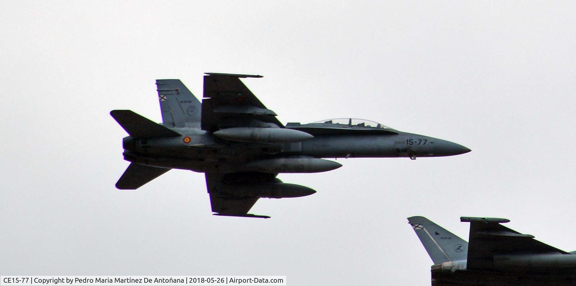 CE15-77, McDonnell Douglas EF-18 Hornet C/N 500 / B086, Logroño - España