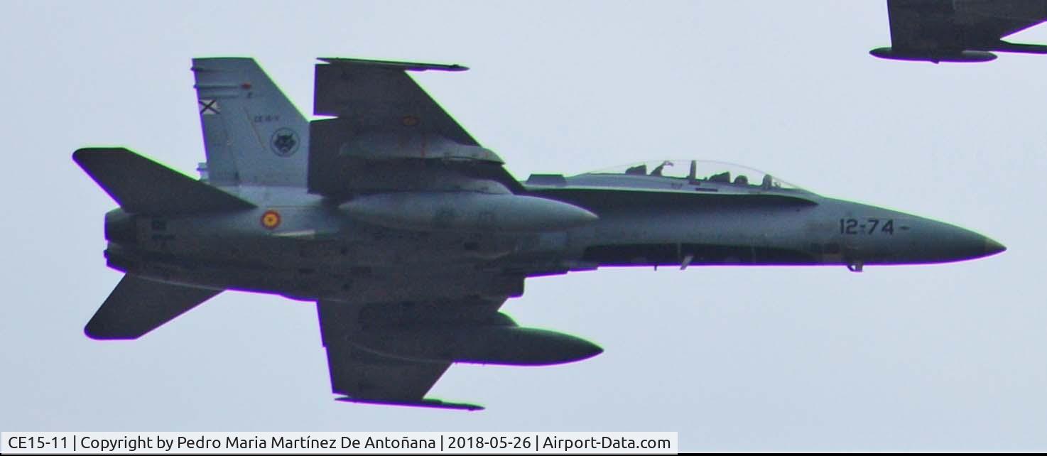 CE15-11, 1987 McDonnell Douglas EF-18BM Hornet C/N 0541/B091, Logroño - España
