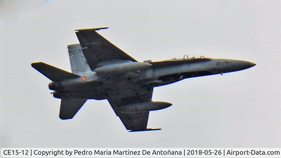 CE15-12, McDonnell Douglas EF-18B(M) Hornet C/N 0558/B092, Logroño - España