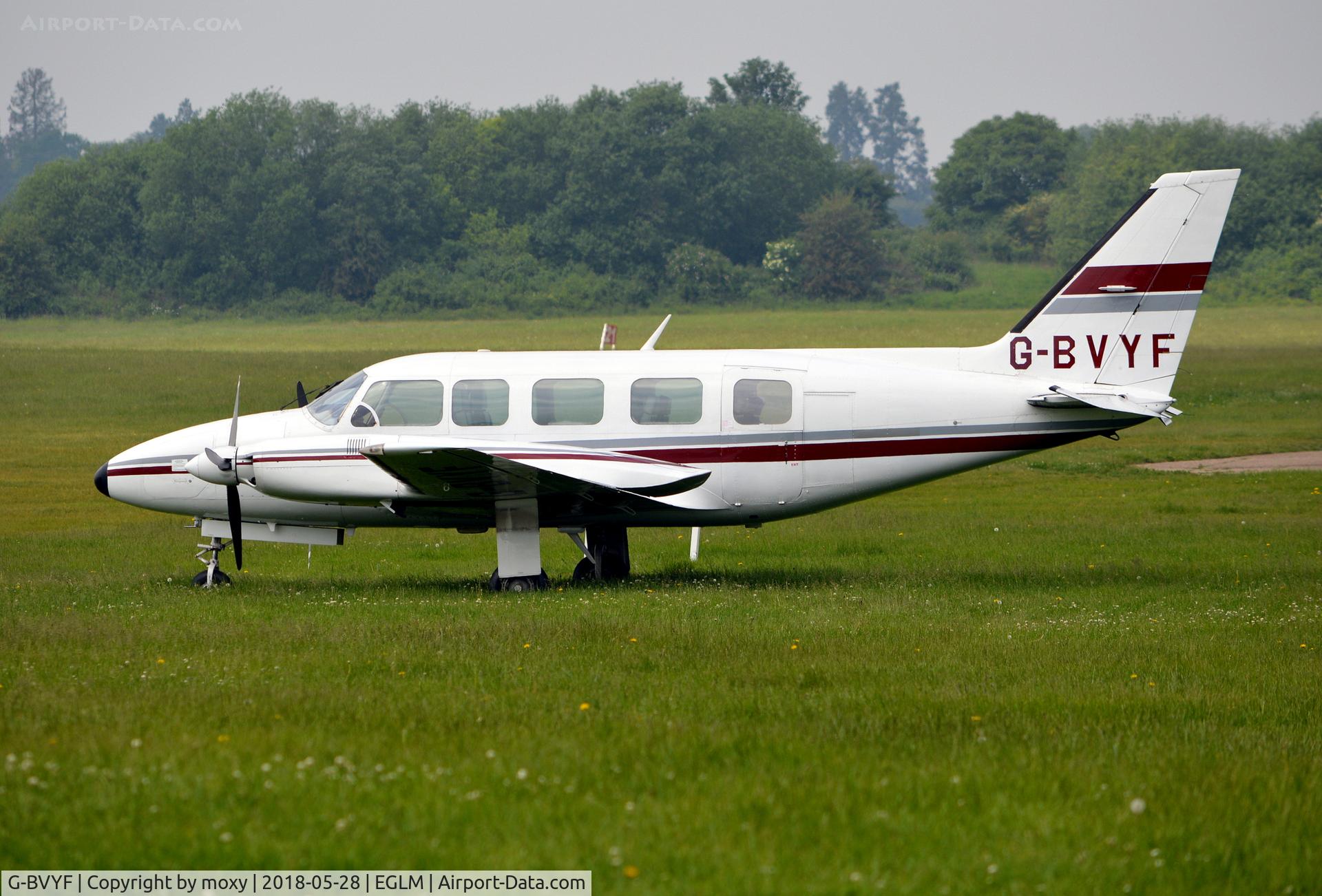 G-BVYF, 1979 Piper PA-31-350 Navajo Chieftain Chieftain C/N 31-7952102, Piper PA-31-350 Navajo Chieftain at White Waltham.