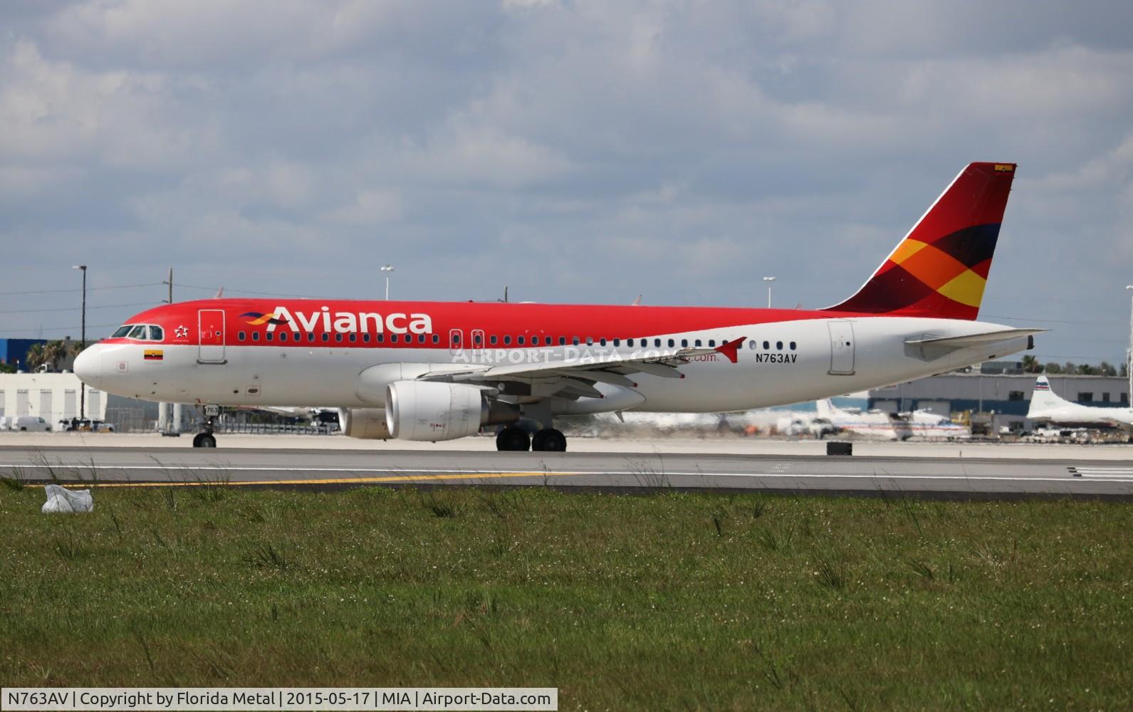 N763AV, Airbus A320-214 C/N 4763, Avianca