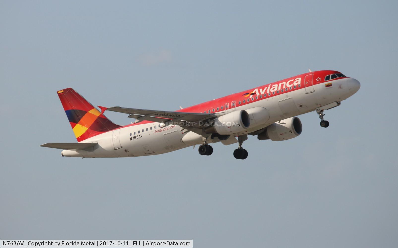 N763AV, Airbus A320-214 C/N 4763, Avianca