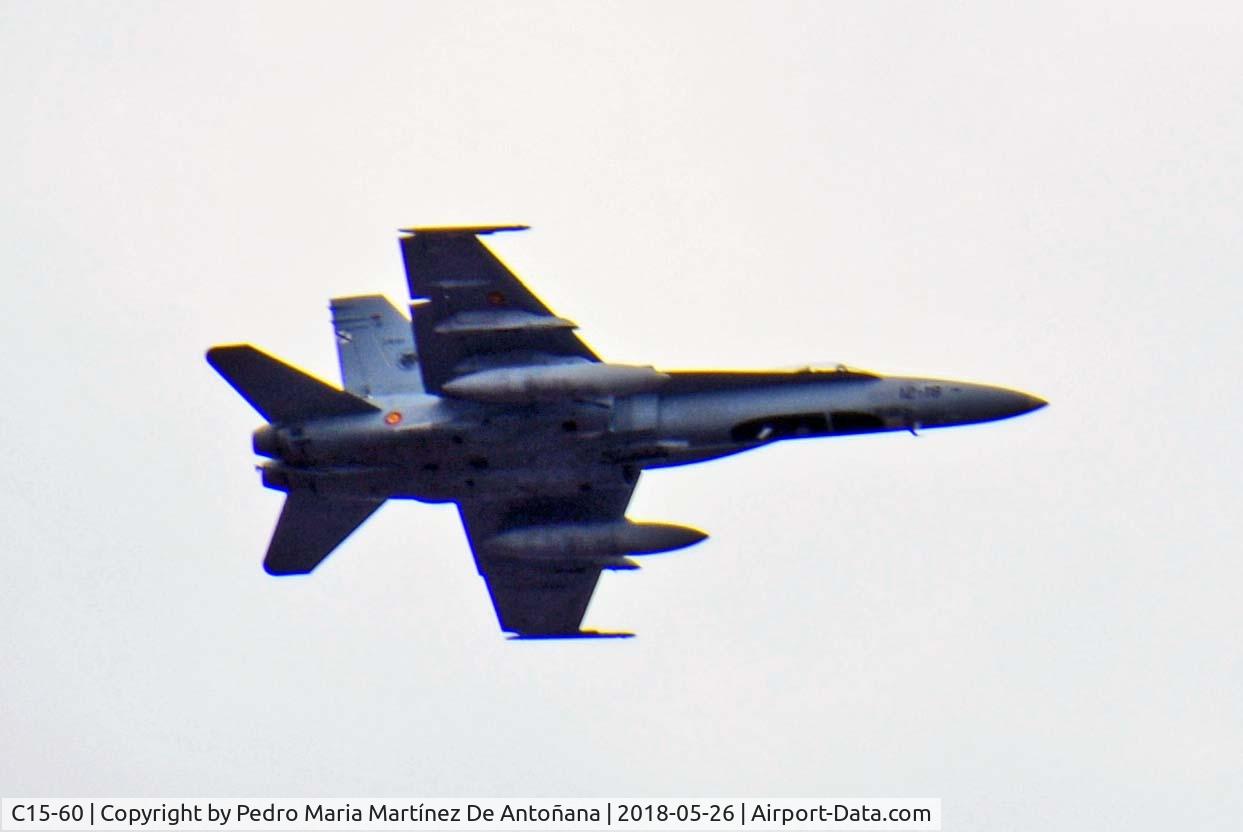C15-60, 1989 McDonnell Douglas EF-18A+ Hornet C/N 0842/A582, Logroño - España