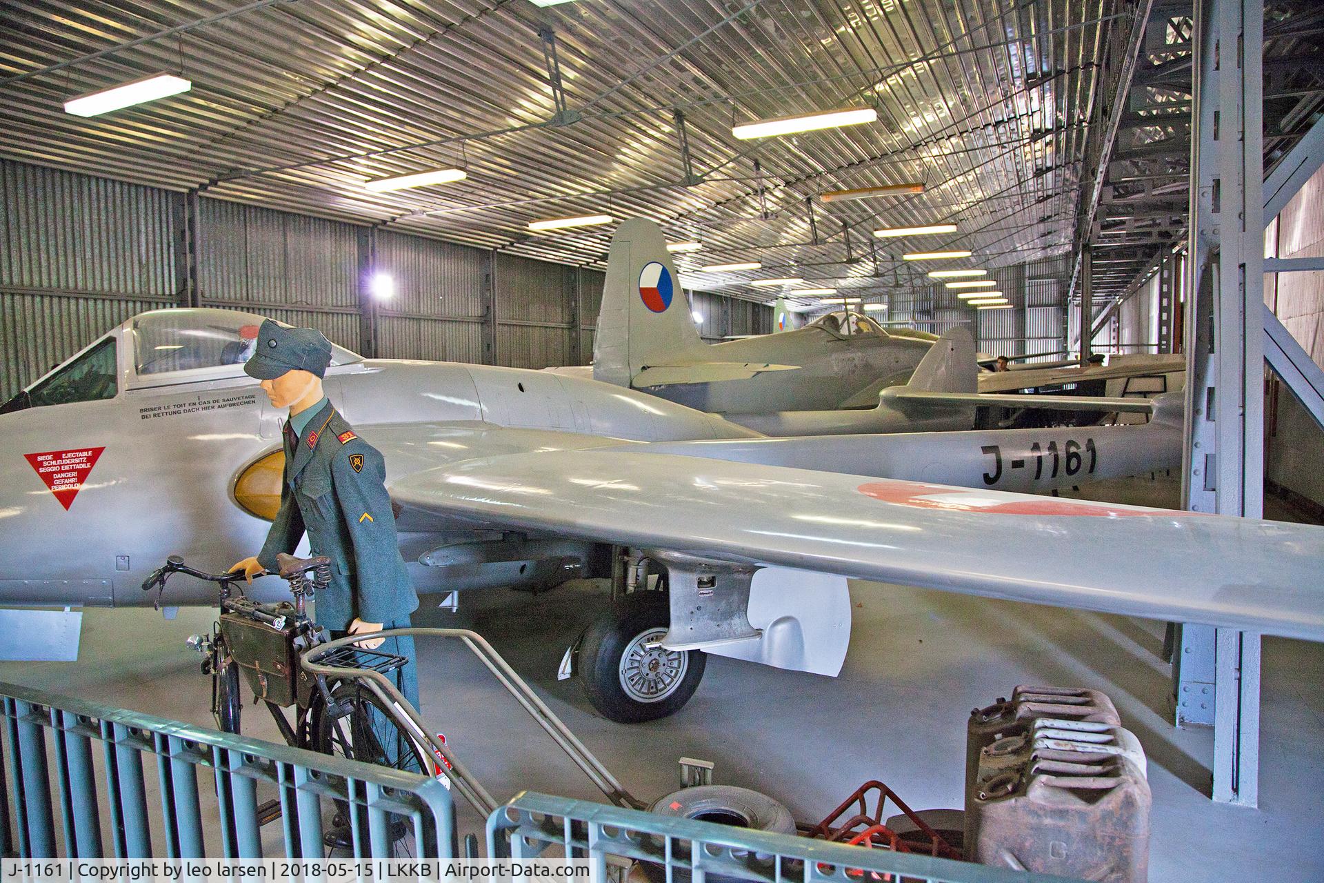 J-1161, De Havilland (FFA) Vampire FB6 (DH-100) C/N 670, Kebly Air Museum 15.5.2018