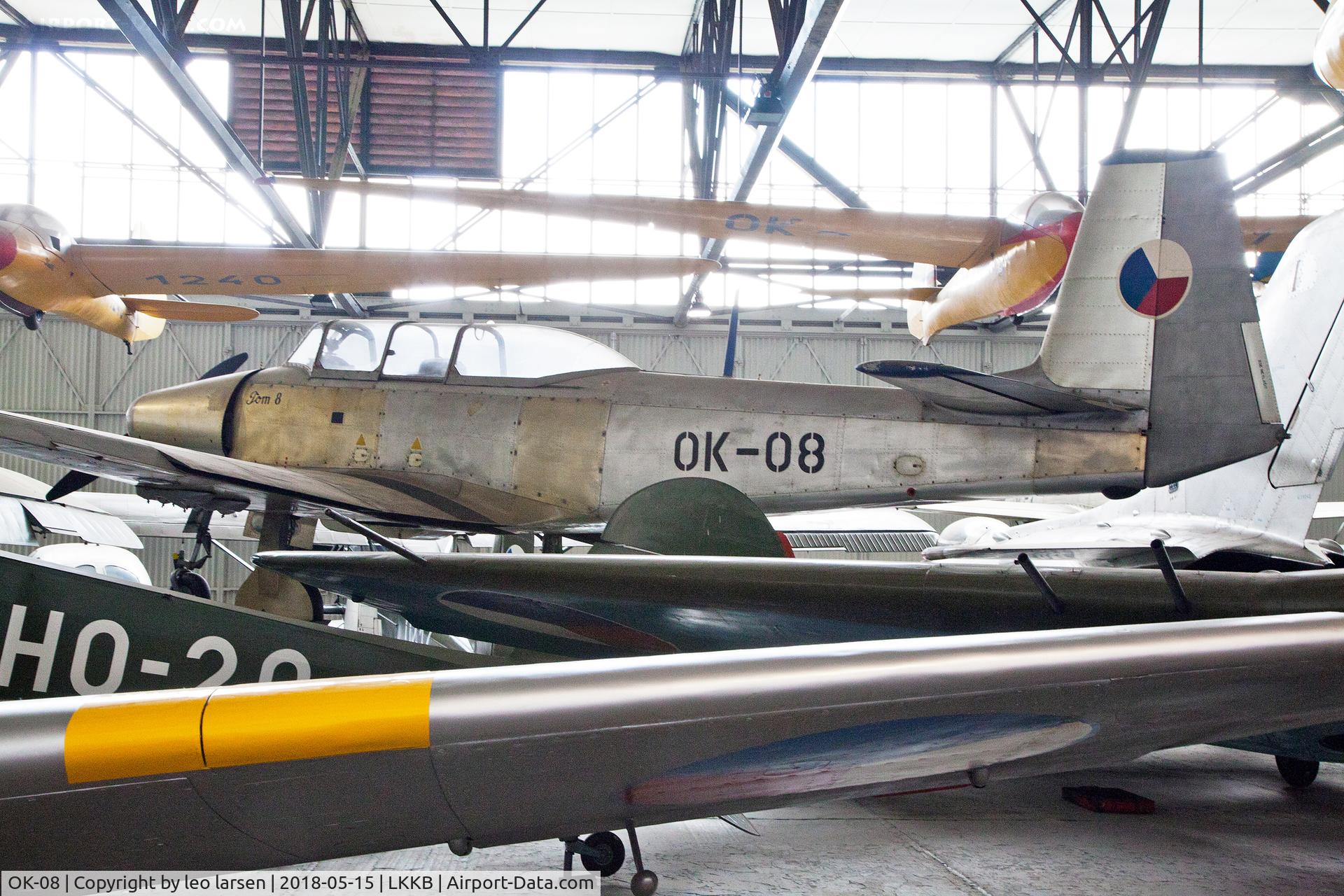 OK-08, 1956 VZLU TOM-8 C/N 4, Kebly Air Museum 15.5.2018