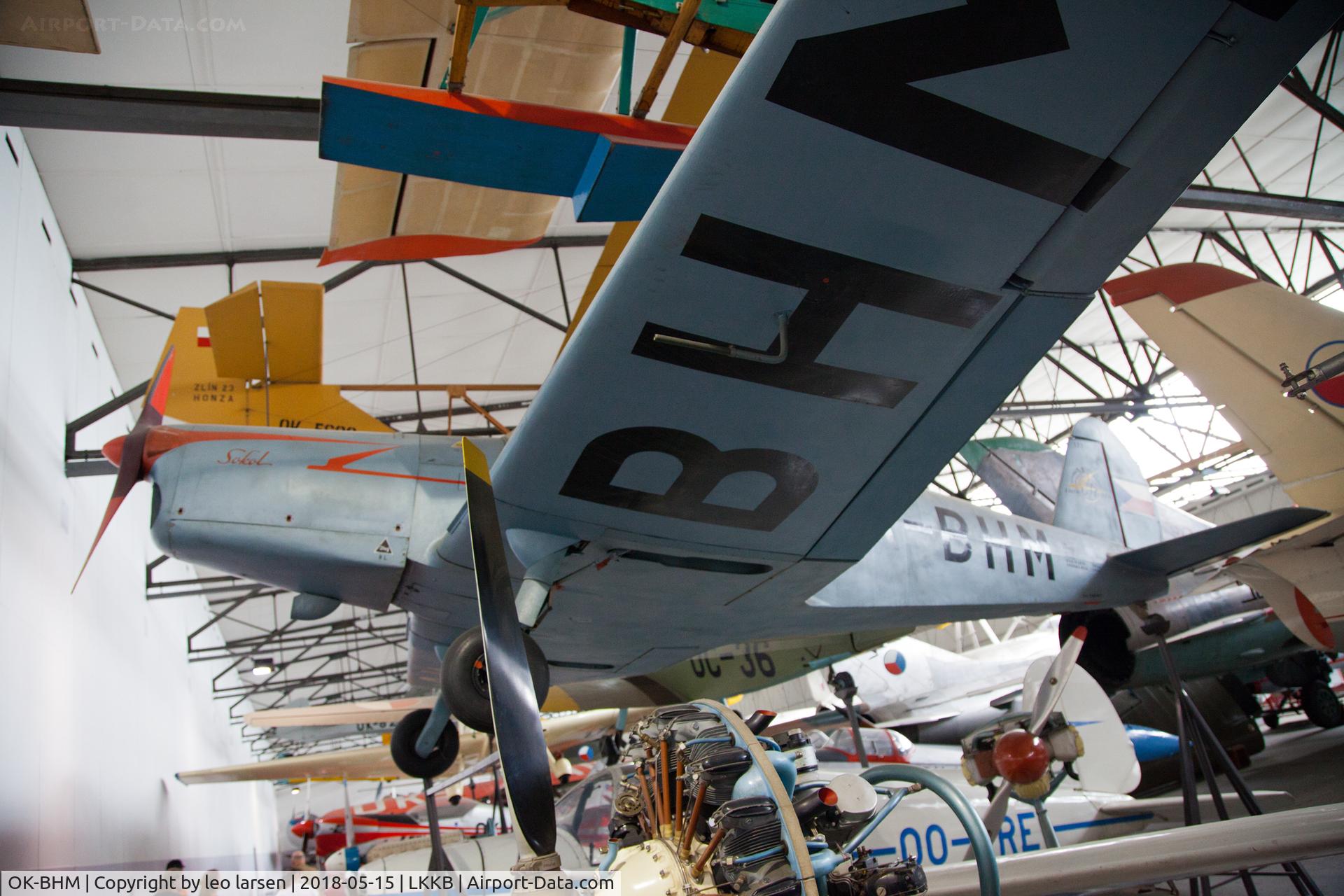 OK-BHM, Benes-Mraz M-1C Sokol C/N 127, Kebly Air Museum 15.5.2018