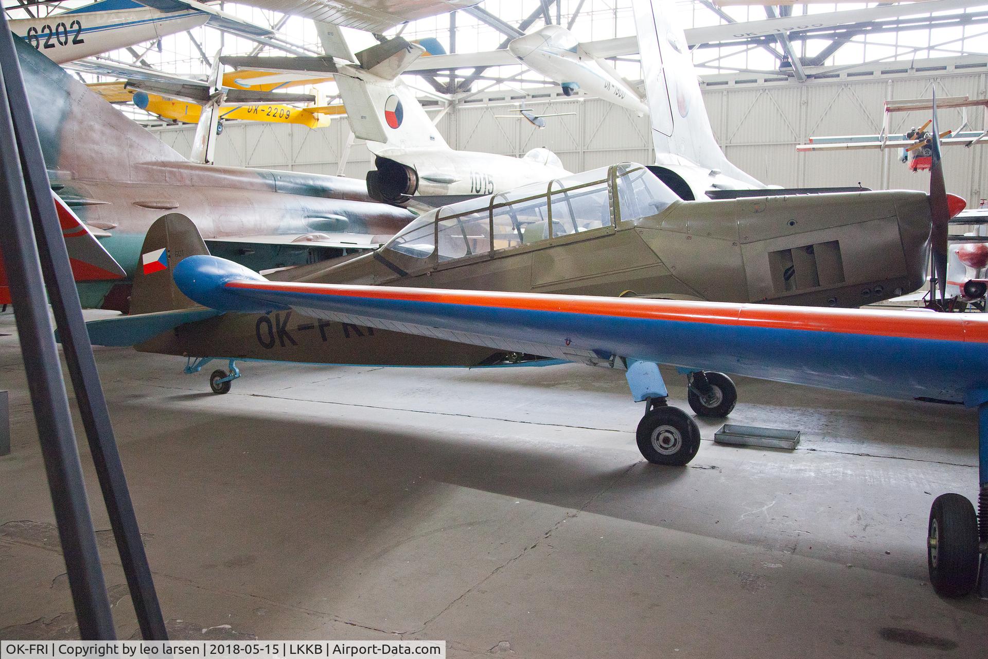 OK-FRI, 1947 Zlin Z-26 Trener C/N 601, Kebly Air Museum 15.5.2018