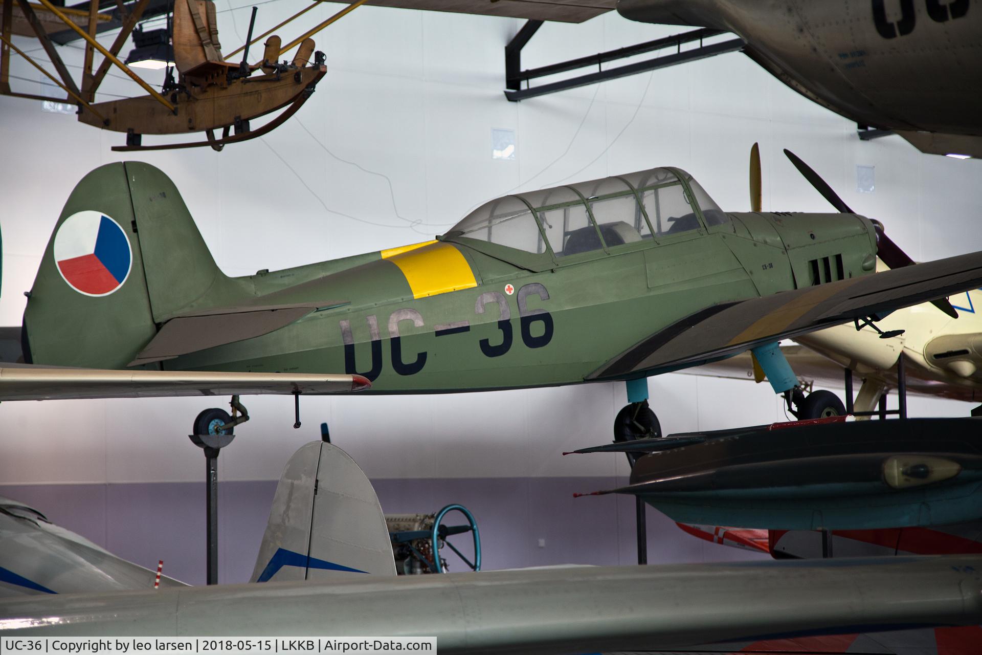 UC-36, Zlin Z-26 Trener C/N 36, Kebly Air Museum 15.5.2018.