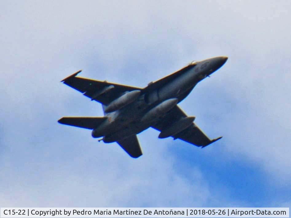 C15-22, McDonnell Douglas EF-18A Hornet C/N 0572/A479, Logroño - España