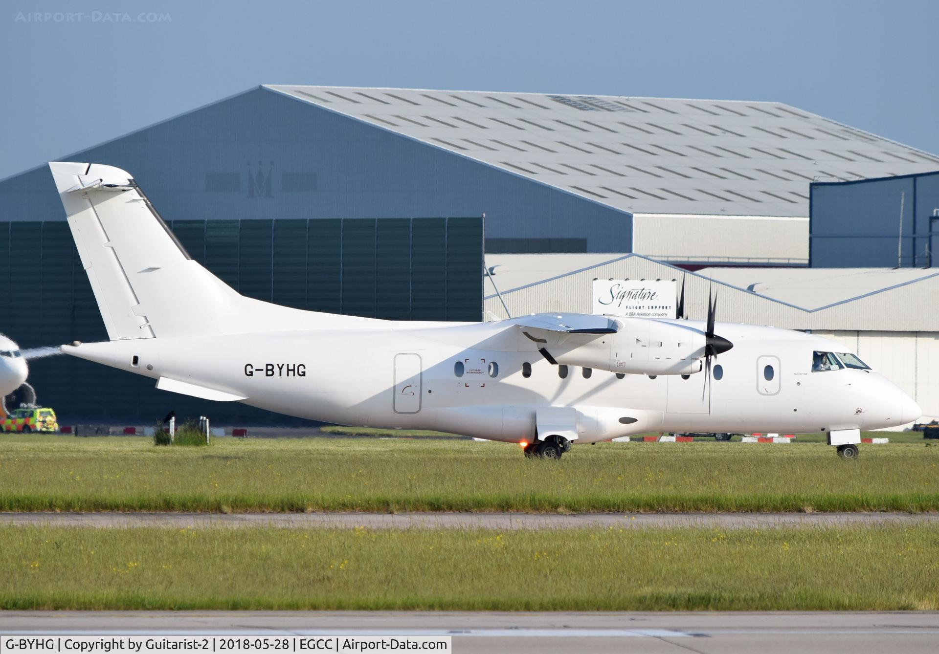 G-BYHG, 1998 Dornier 328-100 C/N 3098, At Manchester