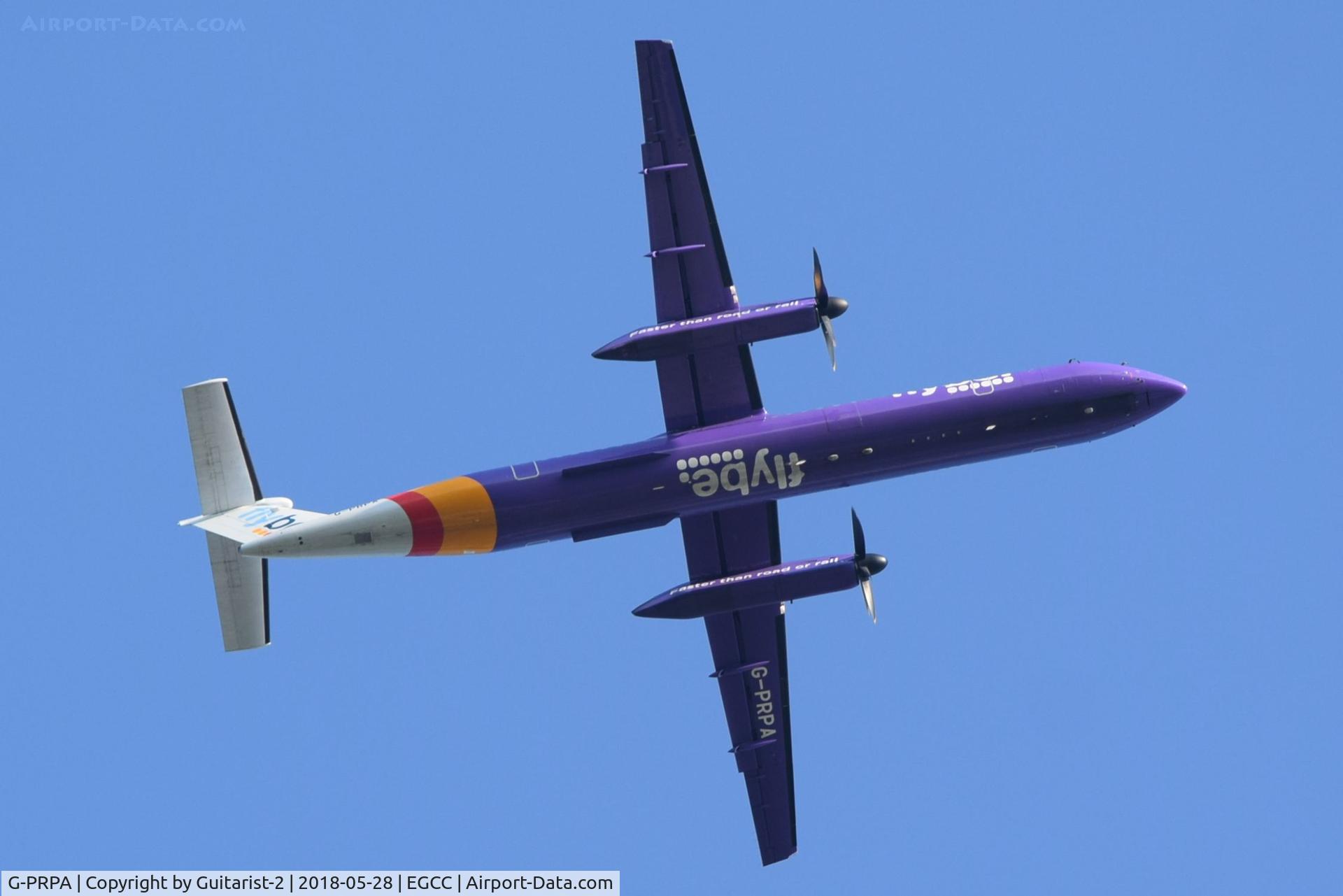 G-PRPA, 2008 De Havilland Canada DHC-8-402 Dash 8 C/N 4187, At Manchester