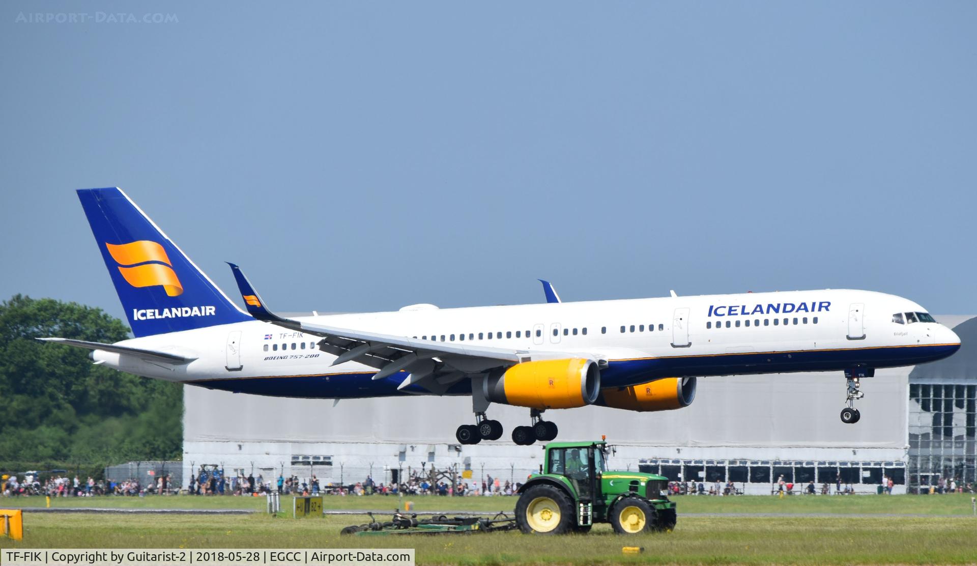 TF-FIK, 1999 Boeing 757-256 C/N 26254, At Manchester