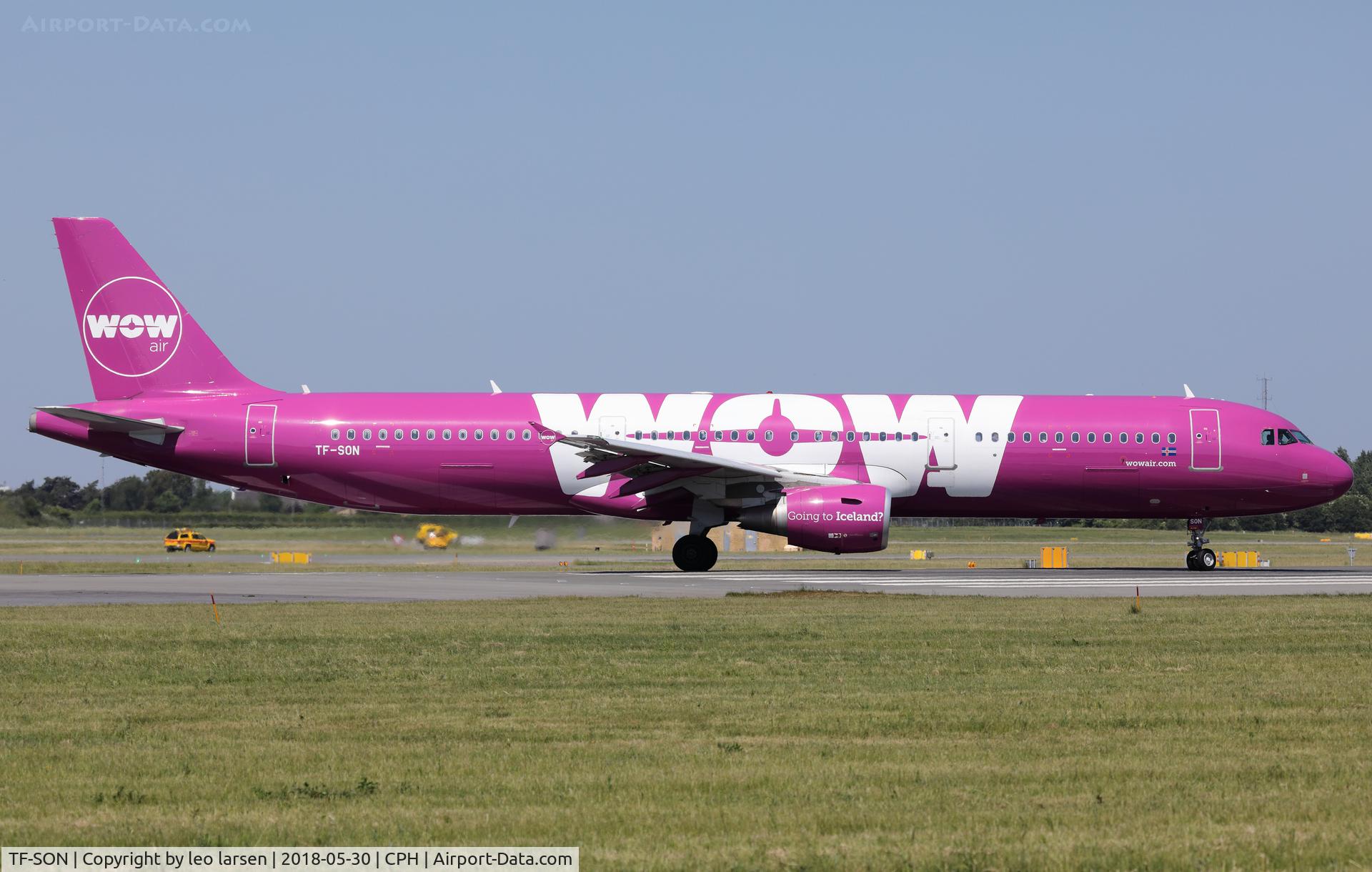 TF-SON, 2013 Airbus A321-211 C/N 5733, Copenhagen 30.5.2018