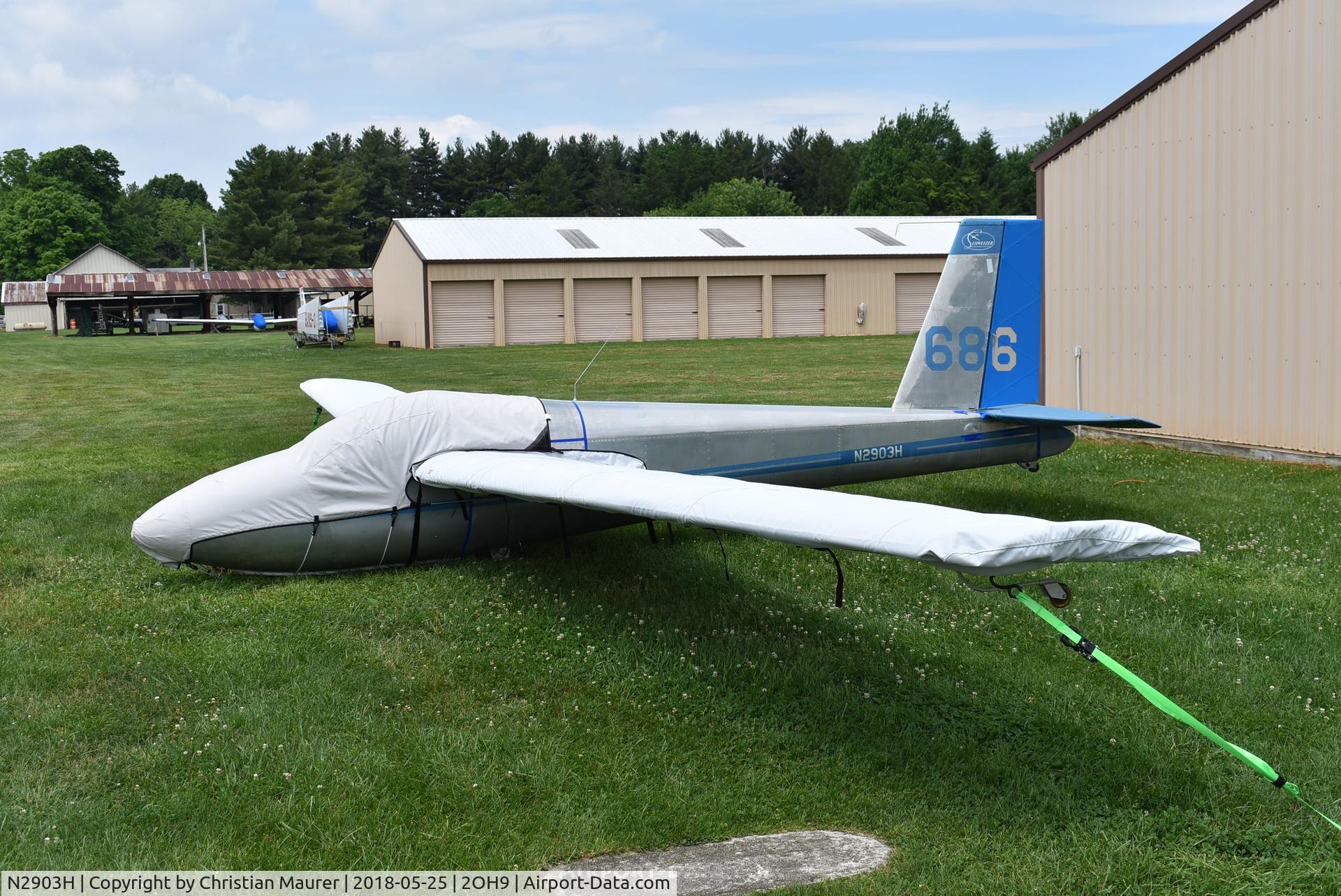 N2903H, 1979 Schweizer SGS 1-26E C/N 686, Schweizer 1-26E #686