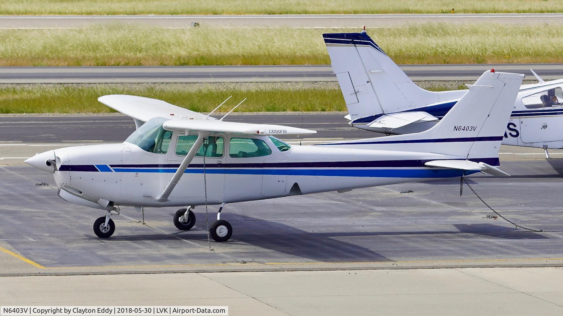 N6403V, 1980 Cessna 172RG Cutlass RG C/N 172RG0665, Livermore Airport California 2018.