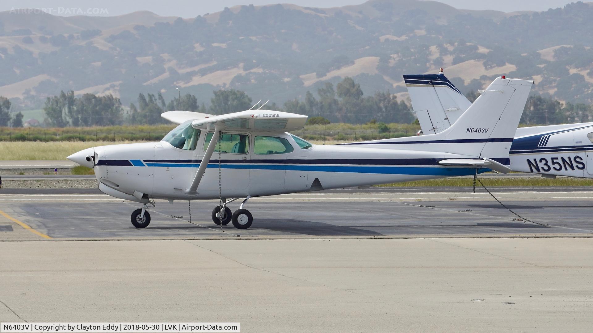 N6403V, 1980 Cessna 172RG Cutlass RG C/N 172RG0665, Livermore Airport California 2018.