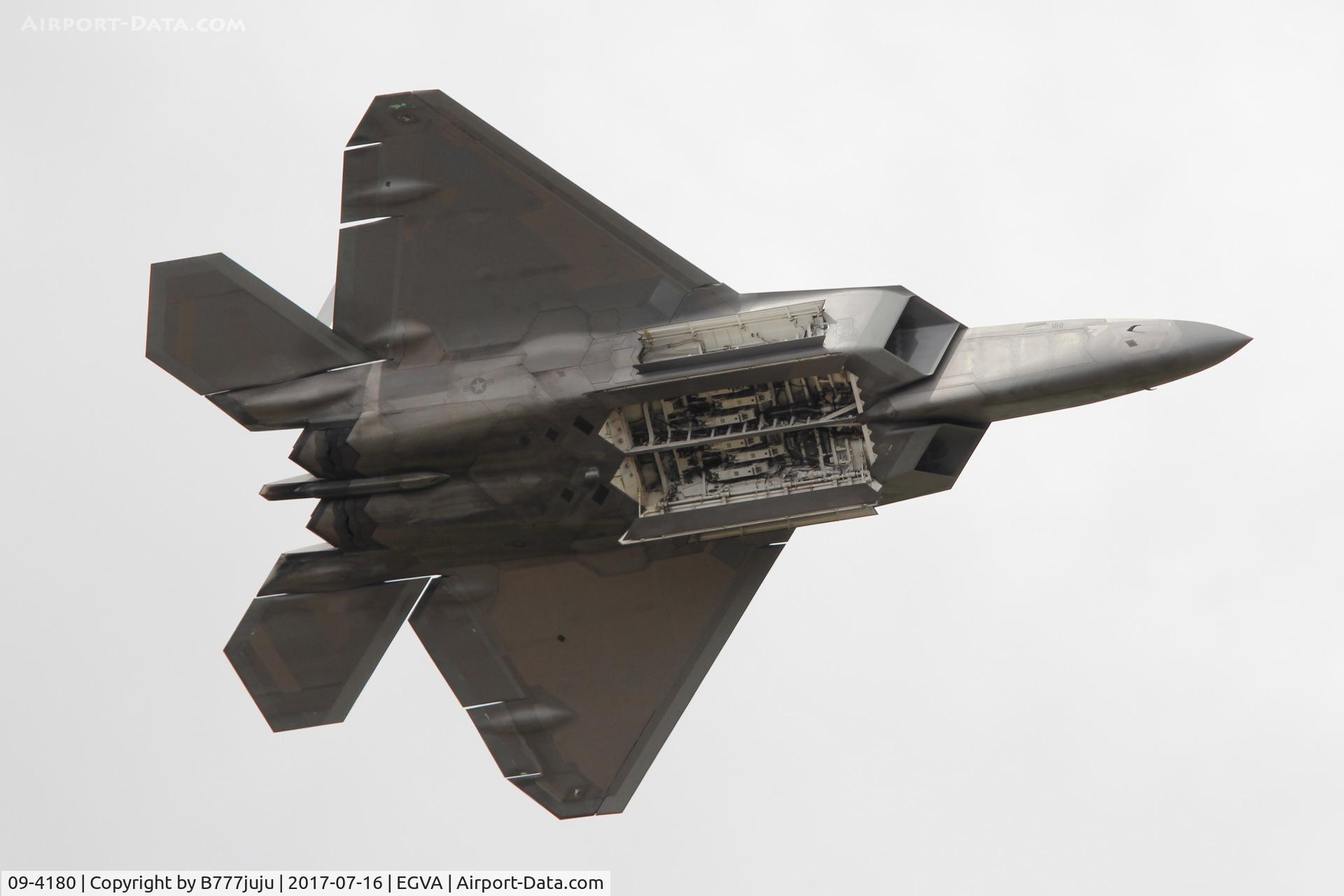 09-4180, Lockheed Martin F-22A Raptor C/N 4180, at TATOO 2017