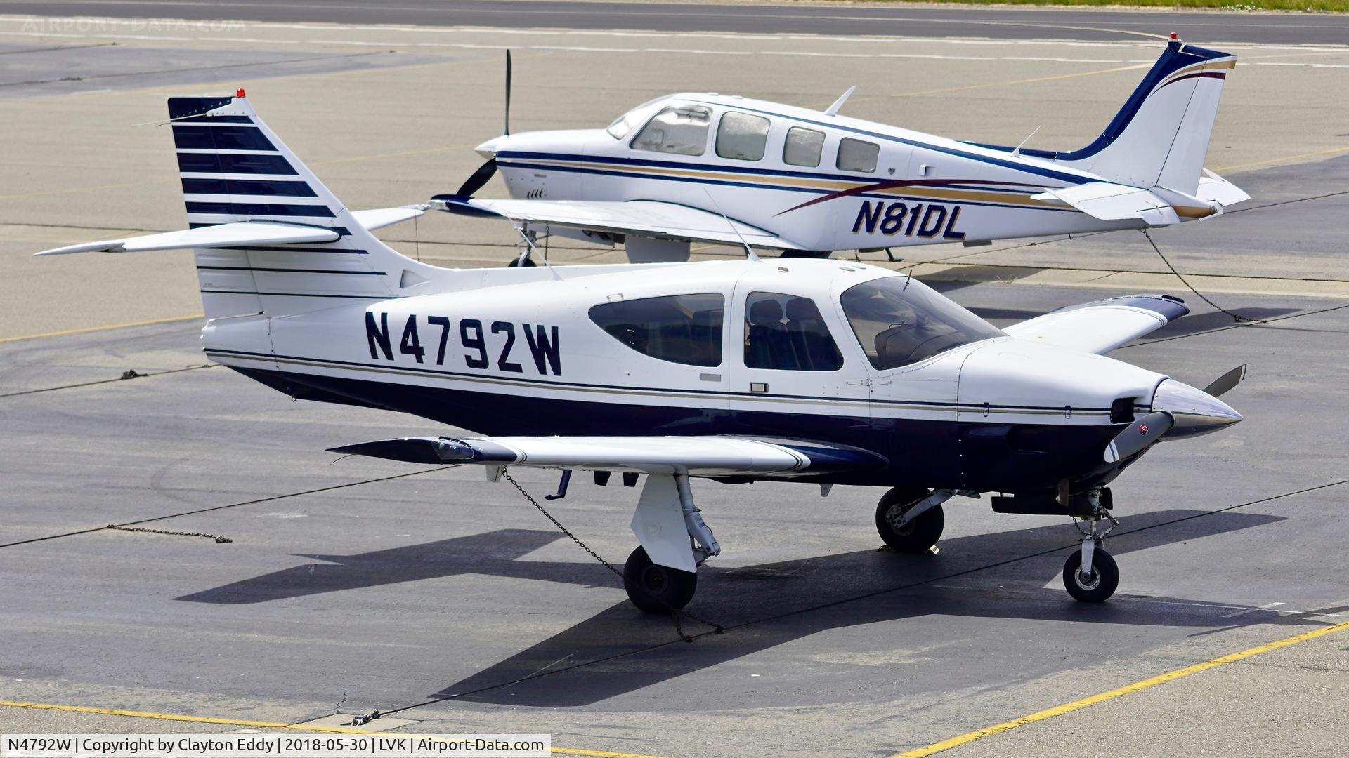 N4792W, 1976 Rockwell International 114 Commander C/N 14132, Livermore Airport California 2018.
