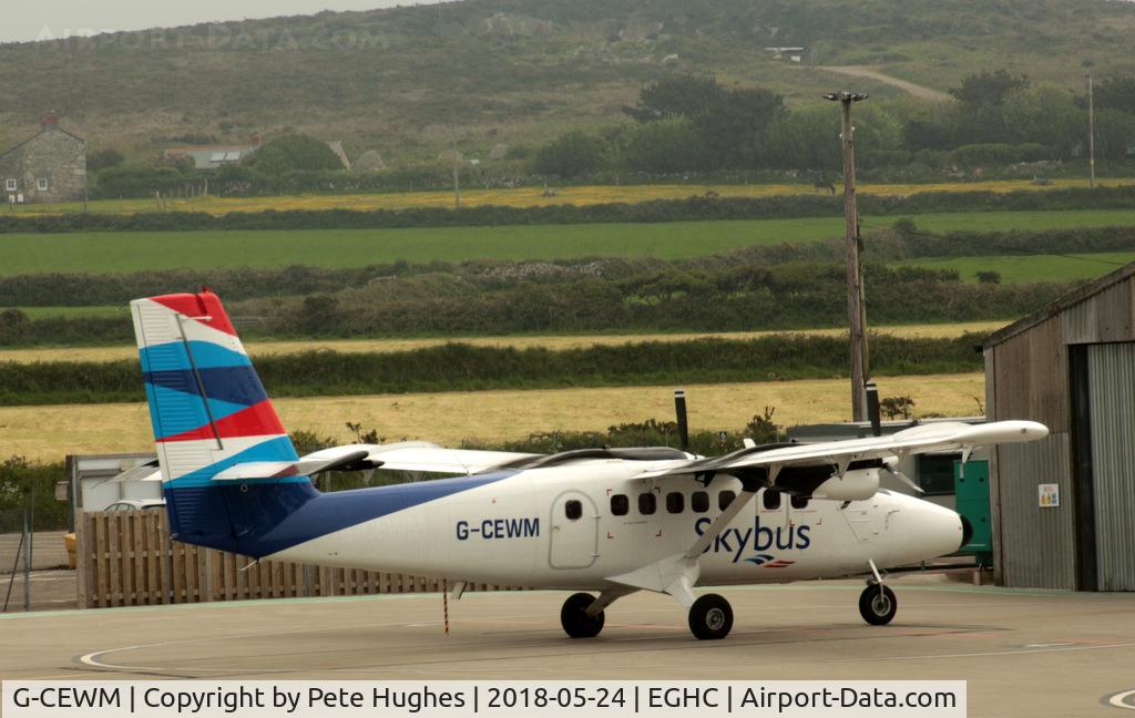 G-CEWM, 1979 De Havilland Canada DHC-6-300 Twin Otter C/N 656, G-CEWM Twin Otter Isles of Scilly Skybus at Lands End airport