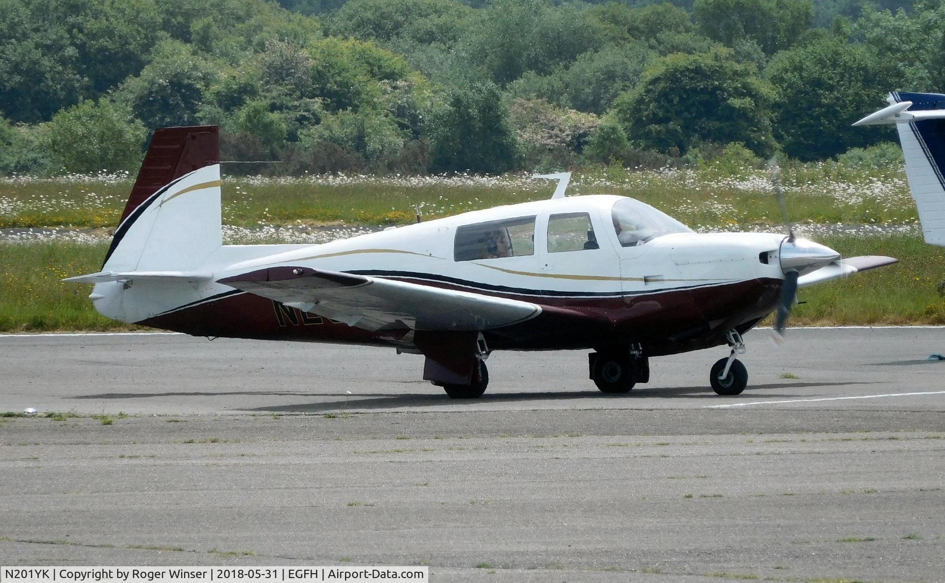 N201YK, 1978 Mooney M20J 201 C/N 24-0518, Visiting M20J.