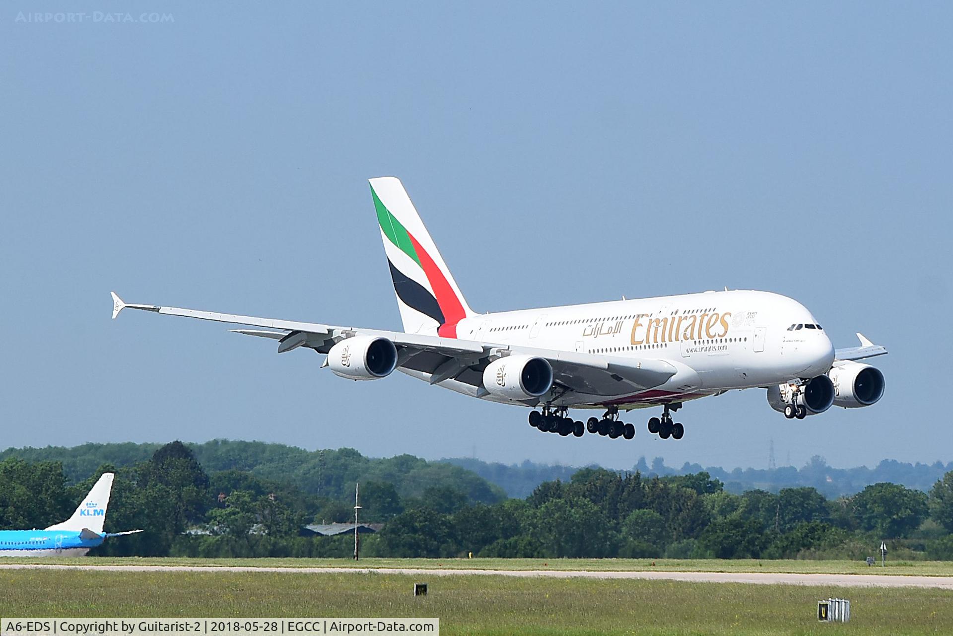 A6-EDS, 2011 Airbus A380-861 C/N 086, At Manchester