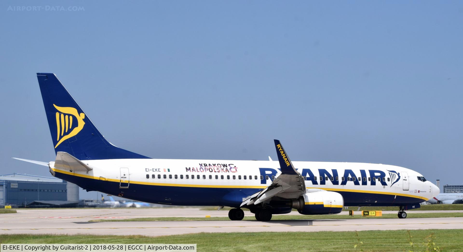 EI-EKE, 2010 Boeing 737-8AS C/N 35023, At Manchester