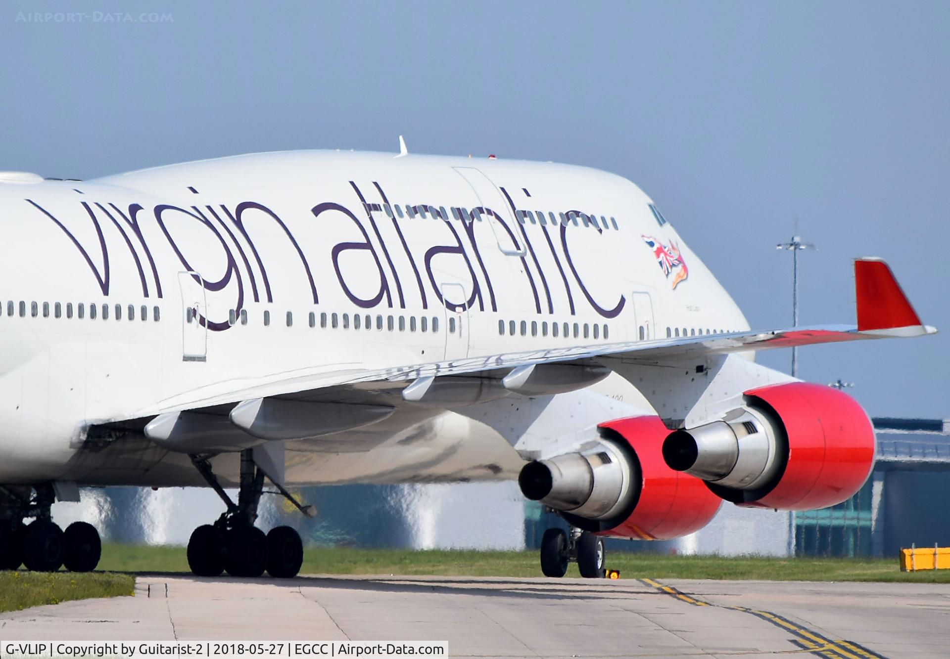 G-VLIP, 2001 Boeing 747-443 C/N 32338, At Manchester