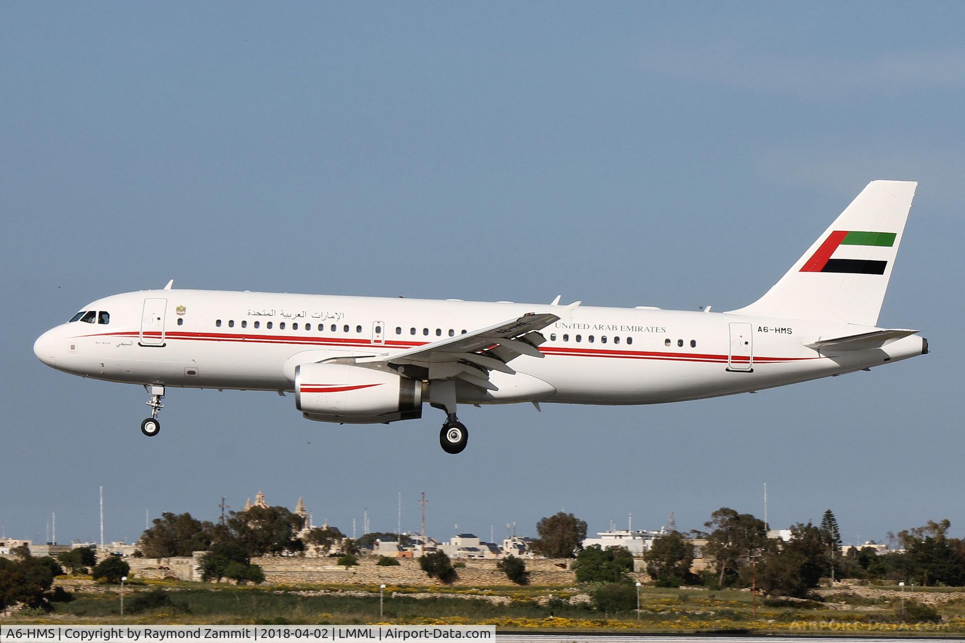 A6-HMS, 2008 Airbus A320-232X C/N 3379, A320 A6-HMS United Arab Emirates