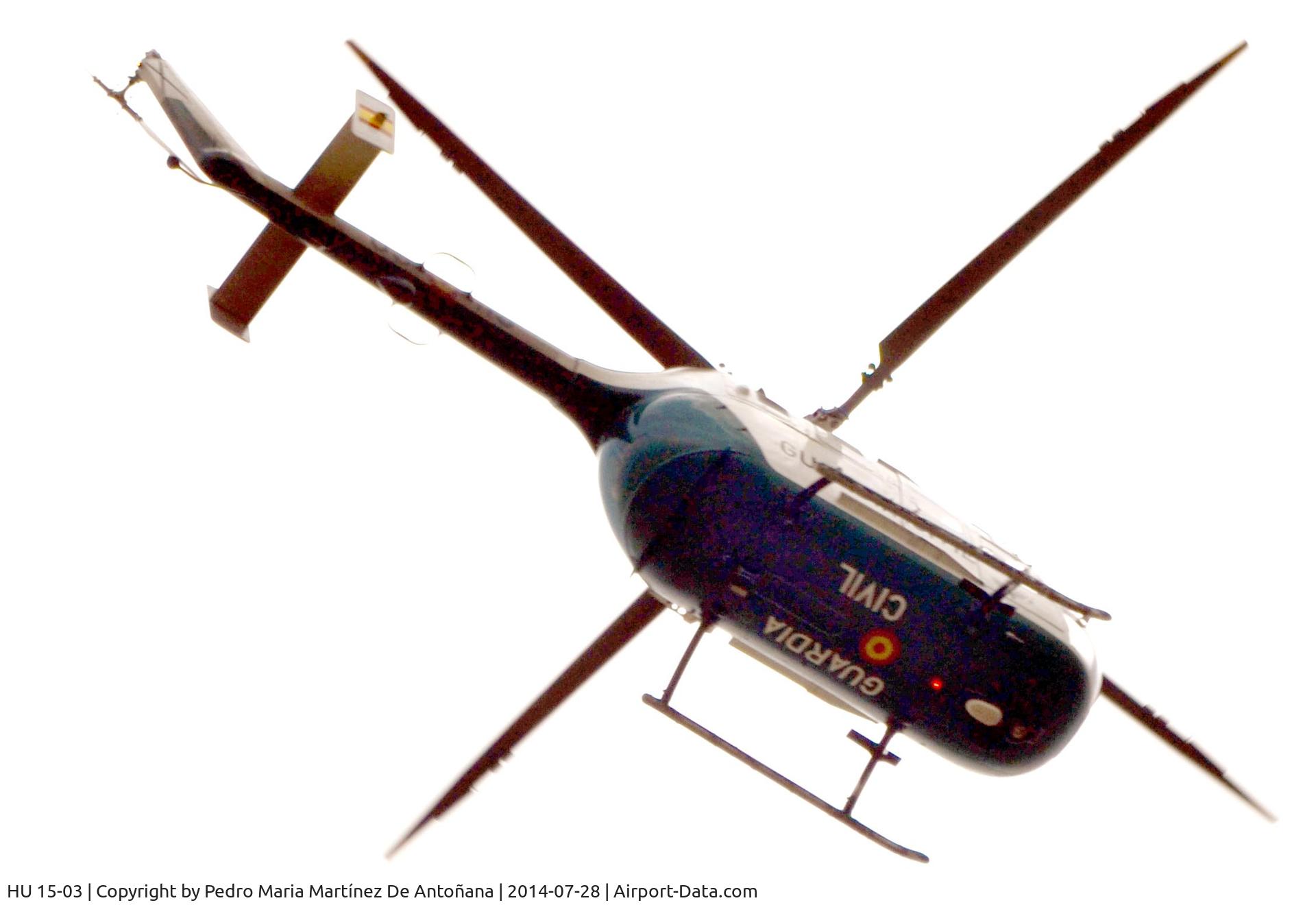 HU 15-03, MBB Bo-105CB C/N S-78, Foronda - Vitoria-Gasteiz - Euskadi - España