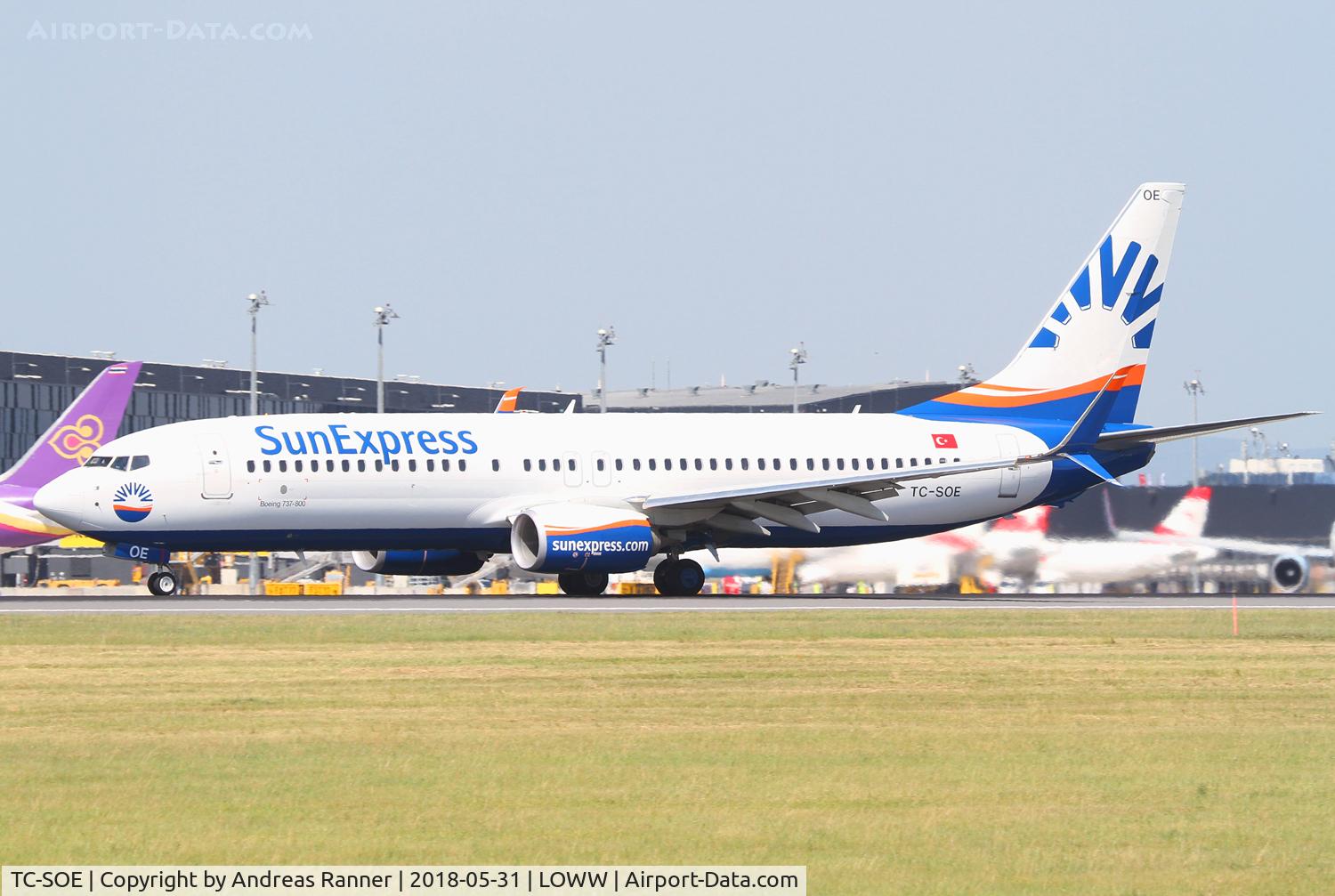 TC-SOE, 2017 Boeing 737-8HC C/N 61177, SunExpress Boeing 737