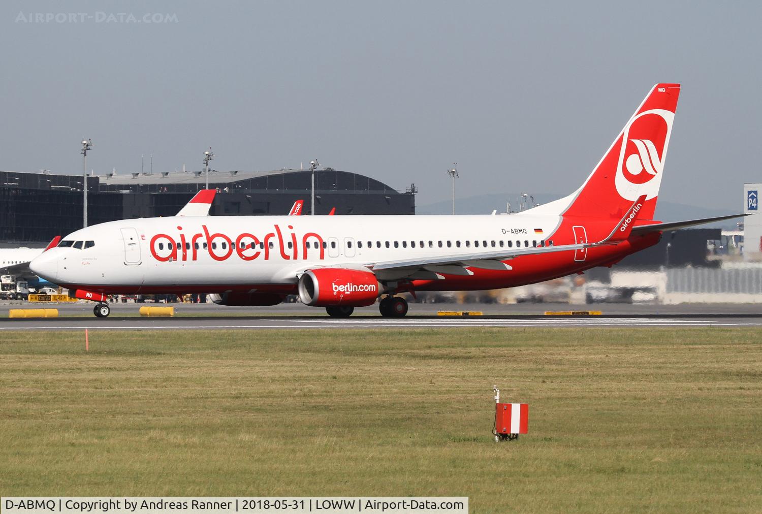 D-ABMQ, 2013 Boeing 737-86J C/N 37780, airberlin Boeing 737