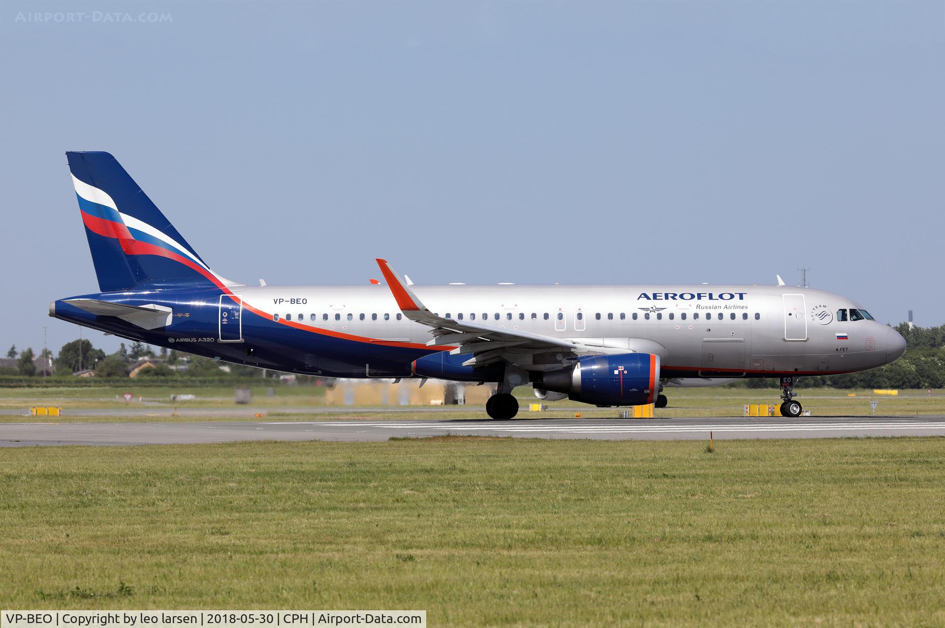 VP-BEO, 2016 Airbus A320-214 C/N 7038, Copenhagen 30.5.2018