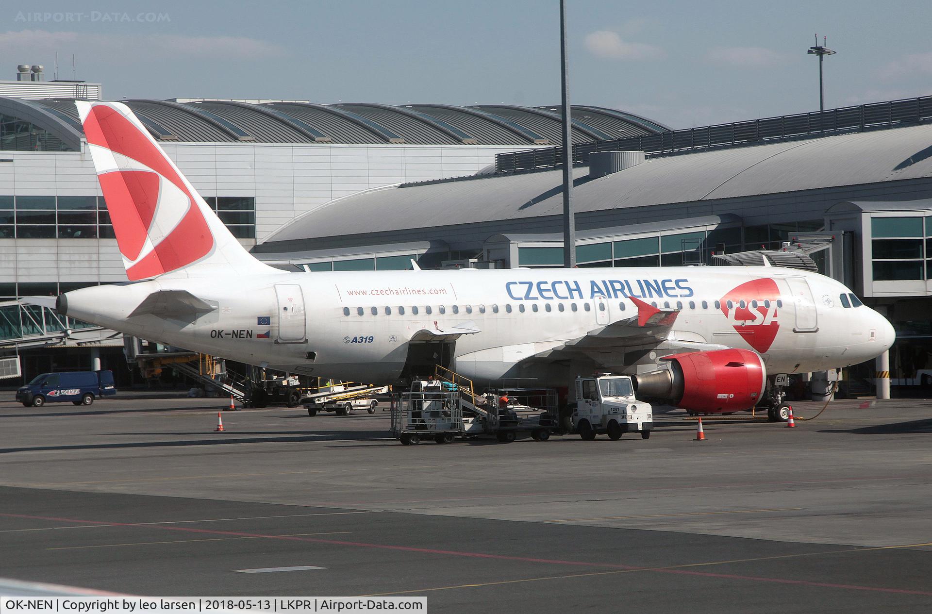 OK-NEN, 2008 Airbus A319-112 C/N 3436, Praha 13.5.2018