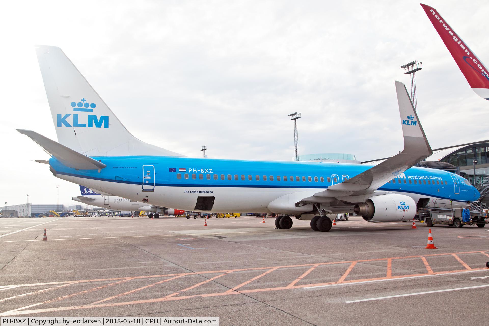 PH-BXZ, 2008 Boeing 737-8K2 C/N 30368, Copenhagen 18.5.2018