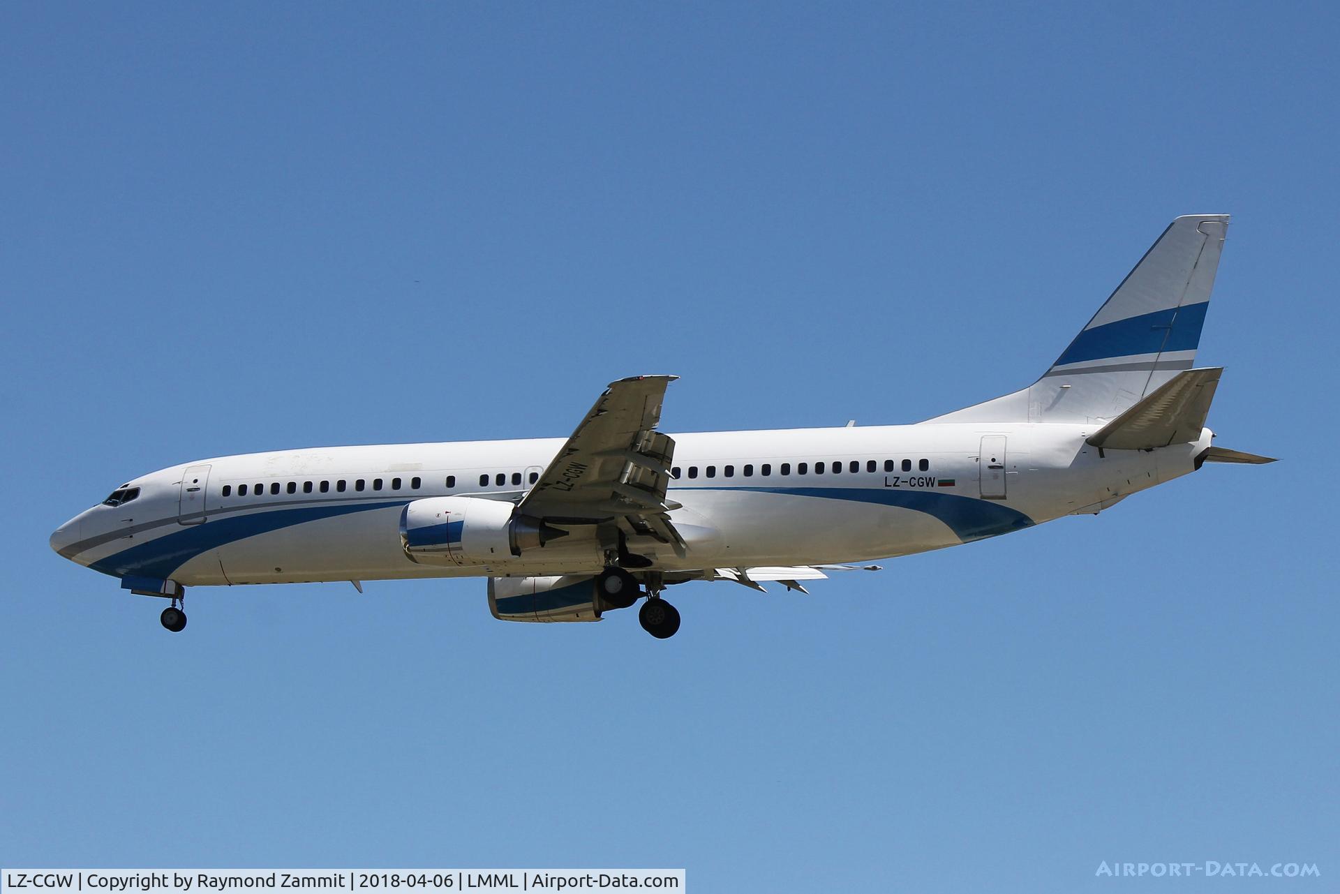 LZ-CGW, 1996 Boeing 737-46J C/N 28038, B737-400 LZ-CGW Cargoair