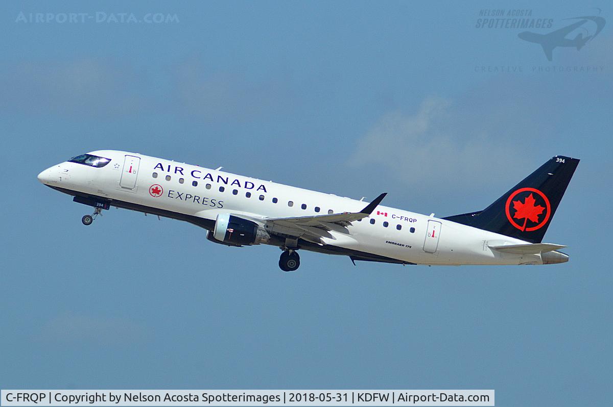C-FRQP, 2006 Embraer 175LR (ERJ-170-200LR) C/N 17000153, Climbing from 18L @ DFW