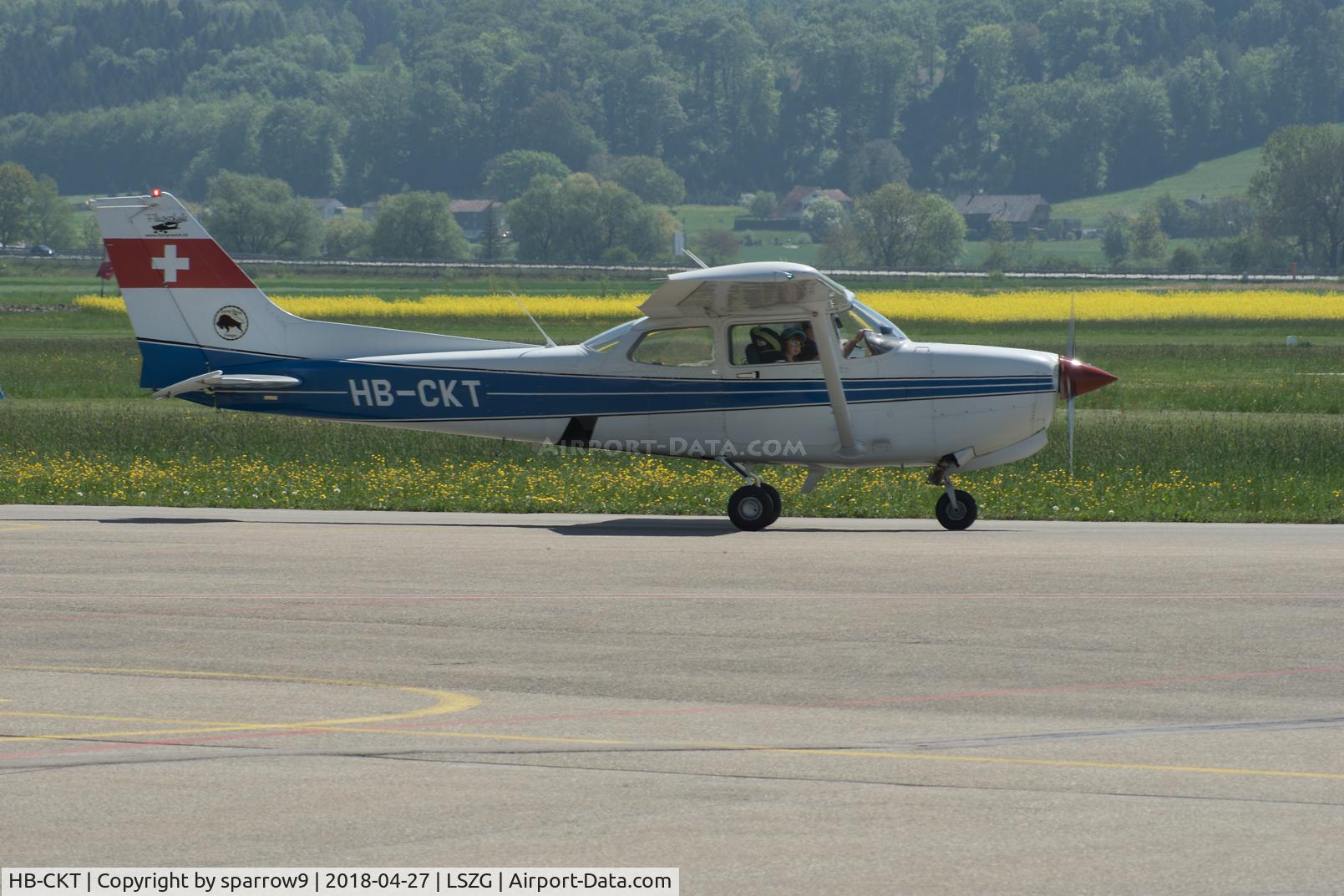 HB-CKT, 1984 Cessna 172RG Cutlass RG C/N 172RG-1163, At Grenchen.